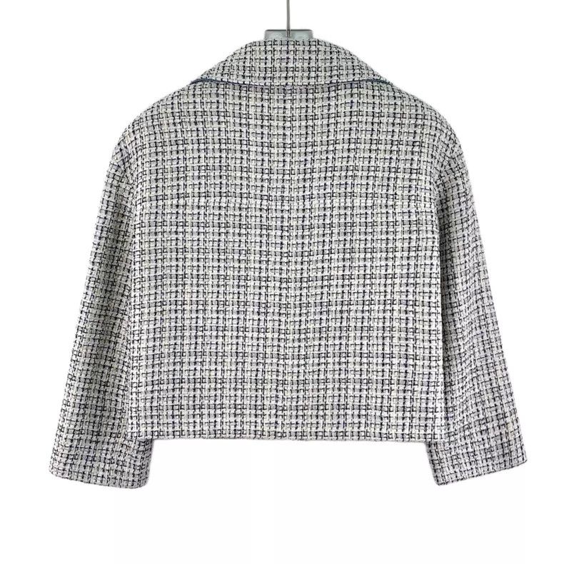 Chanel Chanel Colour-blocked lapel single-breasted long-sleeved w Size XS / US 0-2 / IT 36-38 - 2 Thumbnail