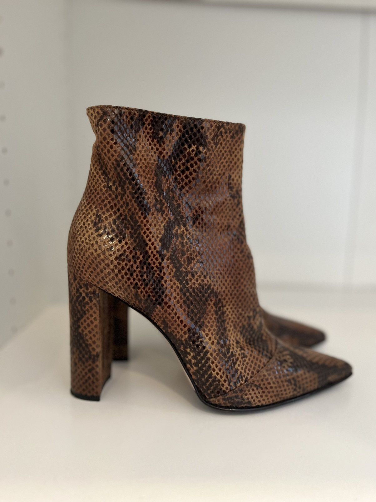 Le Silla Chic snake skin effect Le Silla ankle boots Size US 9 / IT 39 - 3 Thumbnail