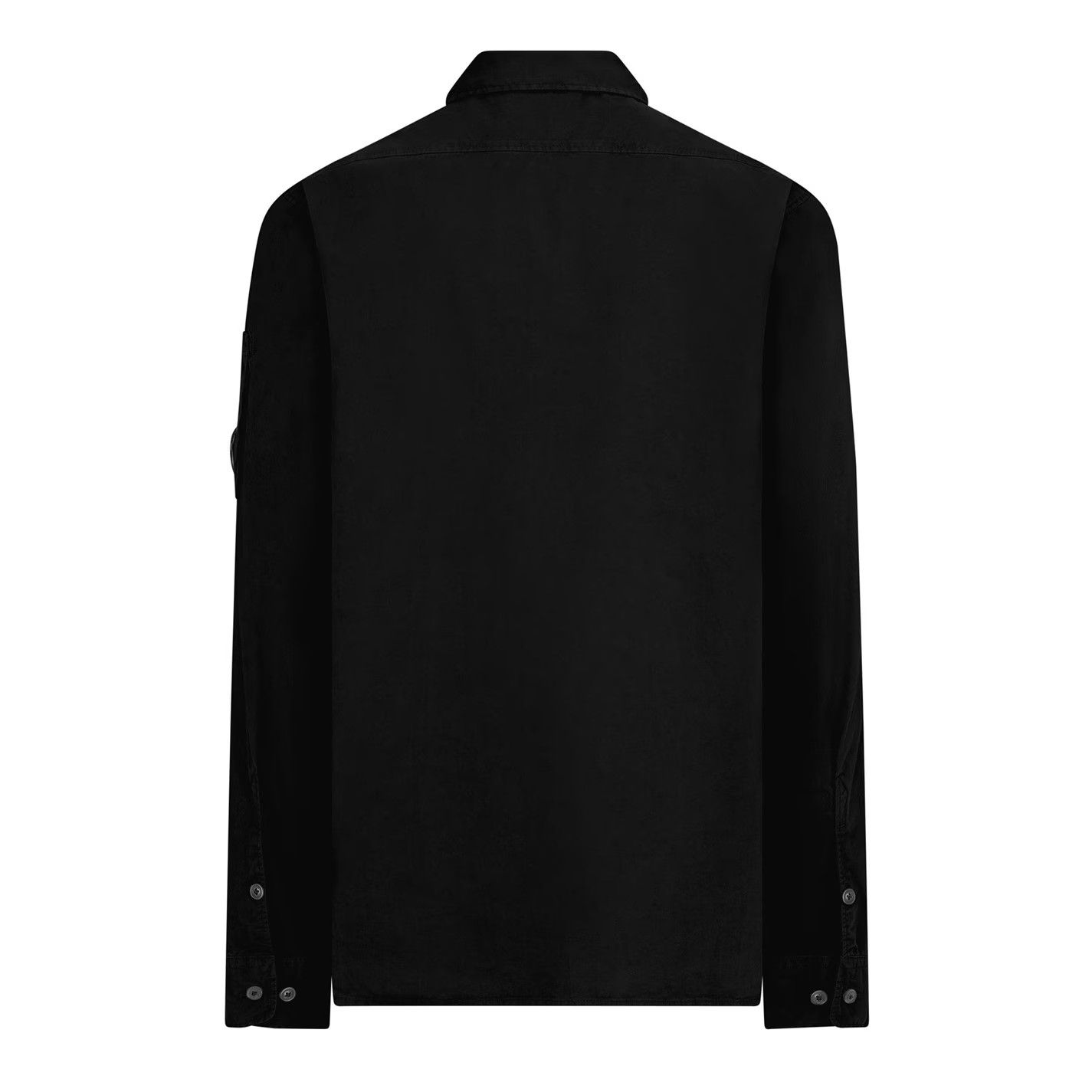 C.P. Company o1g2r1mq0426 Lens Double Chest Overshirt in Black Size US XS / EU 42 / 0 - 2 Thumbnail
