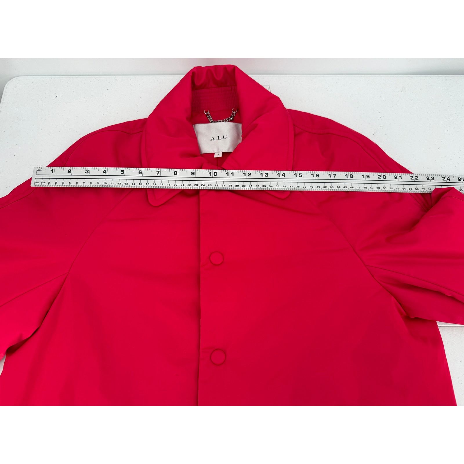 A.L.C. A.L.C. Lincoln Water-Resistant Front Snap Love Potion Jacket Size S / US 4 / IT 40 - 12 Thumbnail