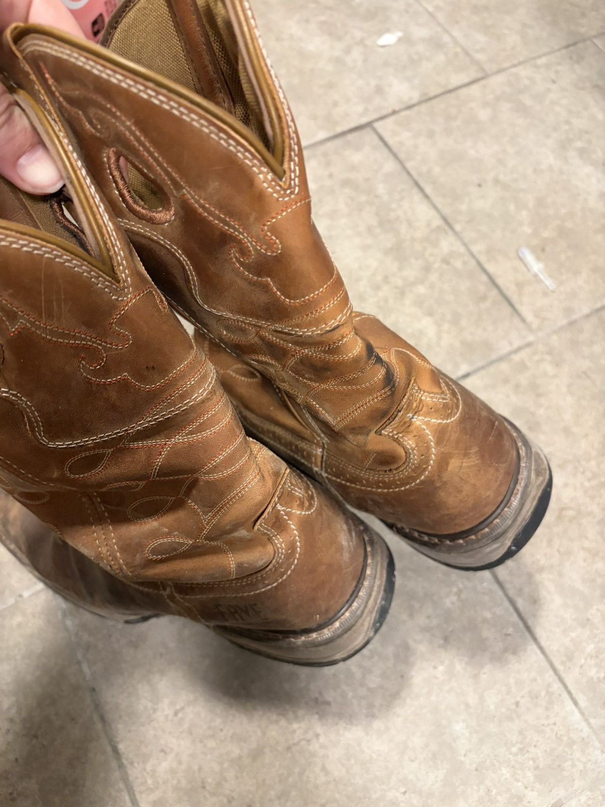 Frye Frye Supply Boots Leather Waterproof Work Slip Resistant Size US 12 / EU 45 - 13 Thumbnail