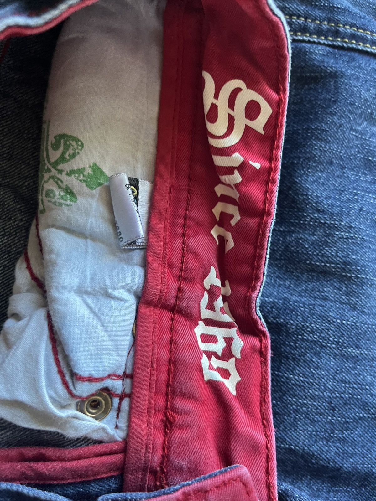 Coogi Vintage Coogi Embroidered Snake Denim Jeans Size US 36 / EU 52 - 5 Thumbnail