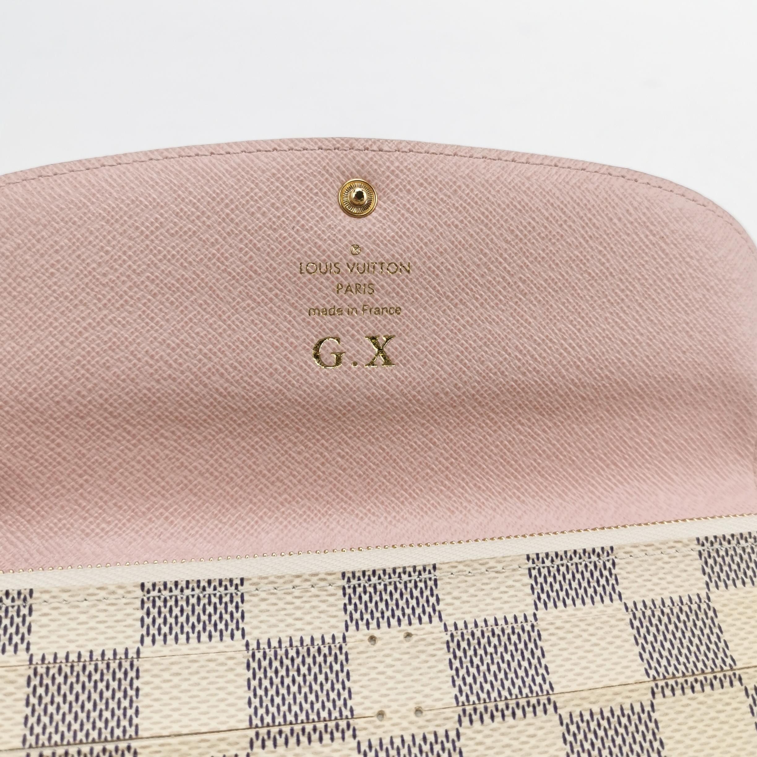 Louis Vuitton Louis Vuitton (LV) Emilie Checkerboard Snap Wallet -y2506 Size ONE SIZE - 2 Thumbnail