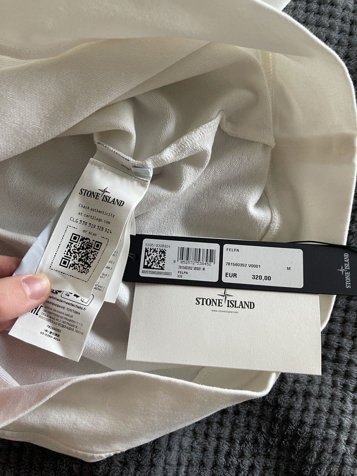 Stone Island Stone Island White Sweatshirt Size US M / EU 48-50 / 2 - 4 Thumbnail