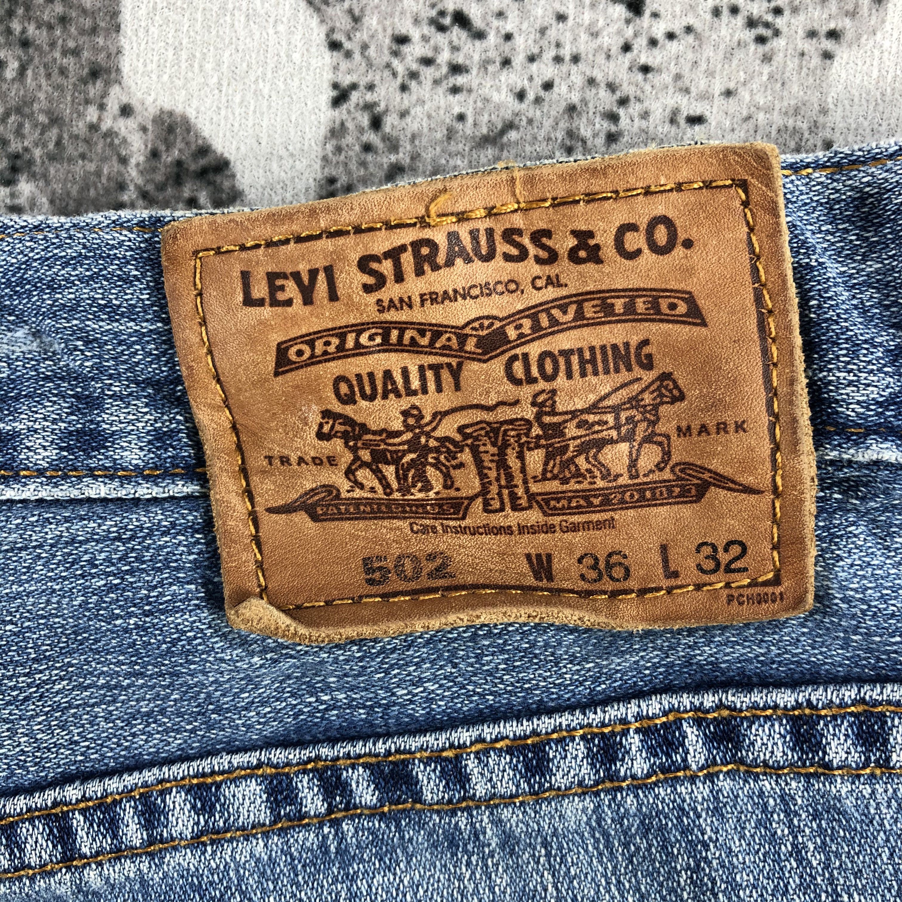 Levi's Vintage Levis 502 Jeans Flare Denim KJ1033 Size US 36 / EU 52 - 5 Thumbnail