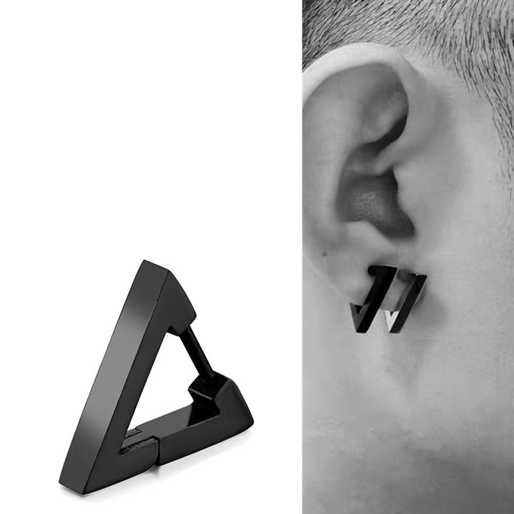 Jewelry 1 Pairs Punk Triangle Earrings Size ONE SIZE - 1 Thumbnail
