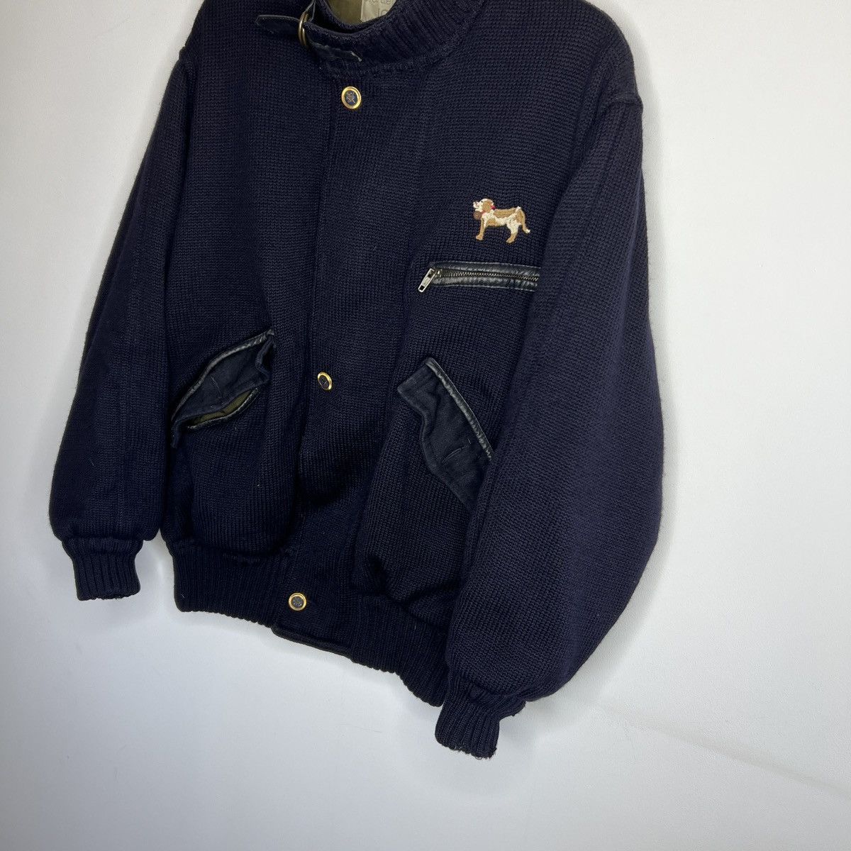 Iceberg × Jean Charles De Castelbajac JC de Castelbajac pour ICEBERG Vintage 80s Wool Navy Jacket Size US M / EU 48-50 / 2 - 3 Thumbnail