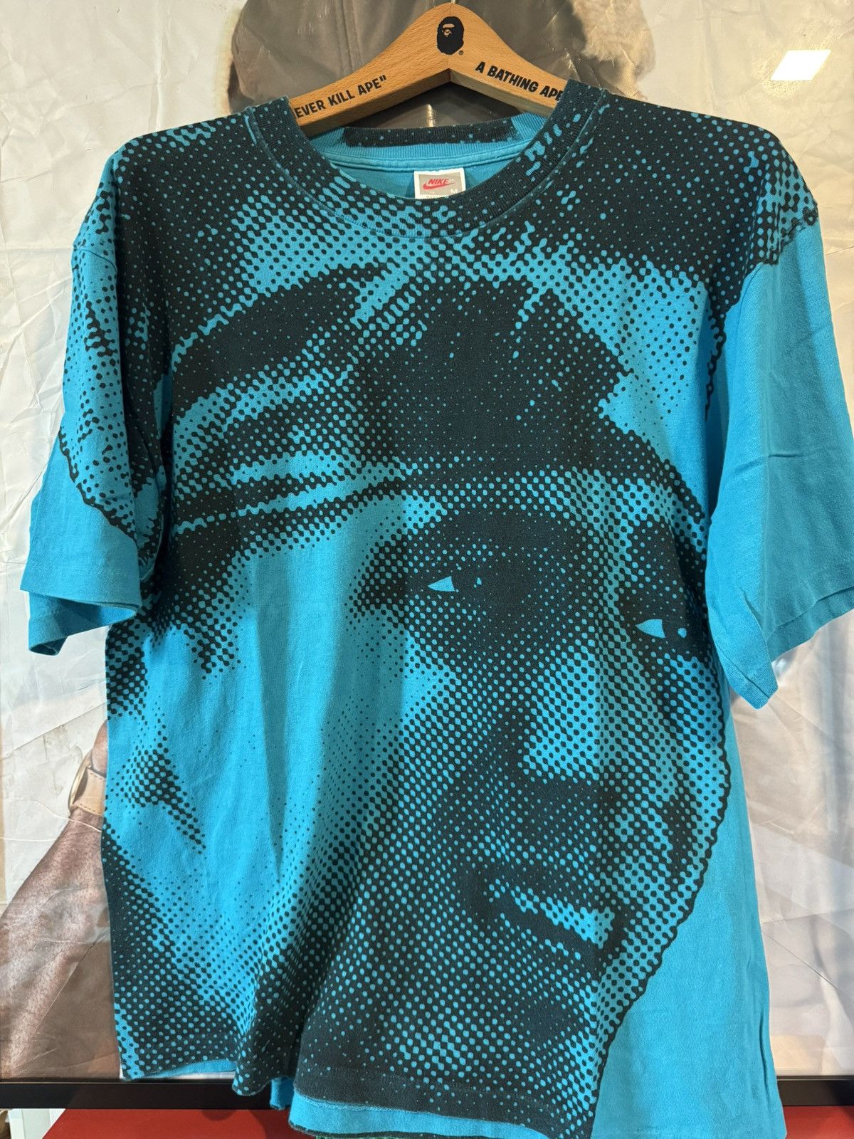 Nike Vintage 90s ‘Andre Agassi’ Pixel face overprint Size US M / EU 48-50 / 2 - 1 Thumbnail