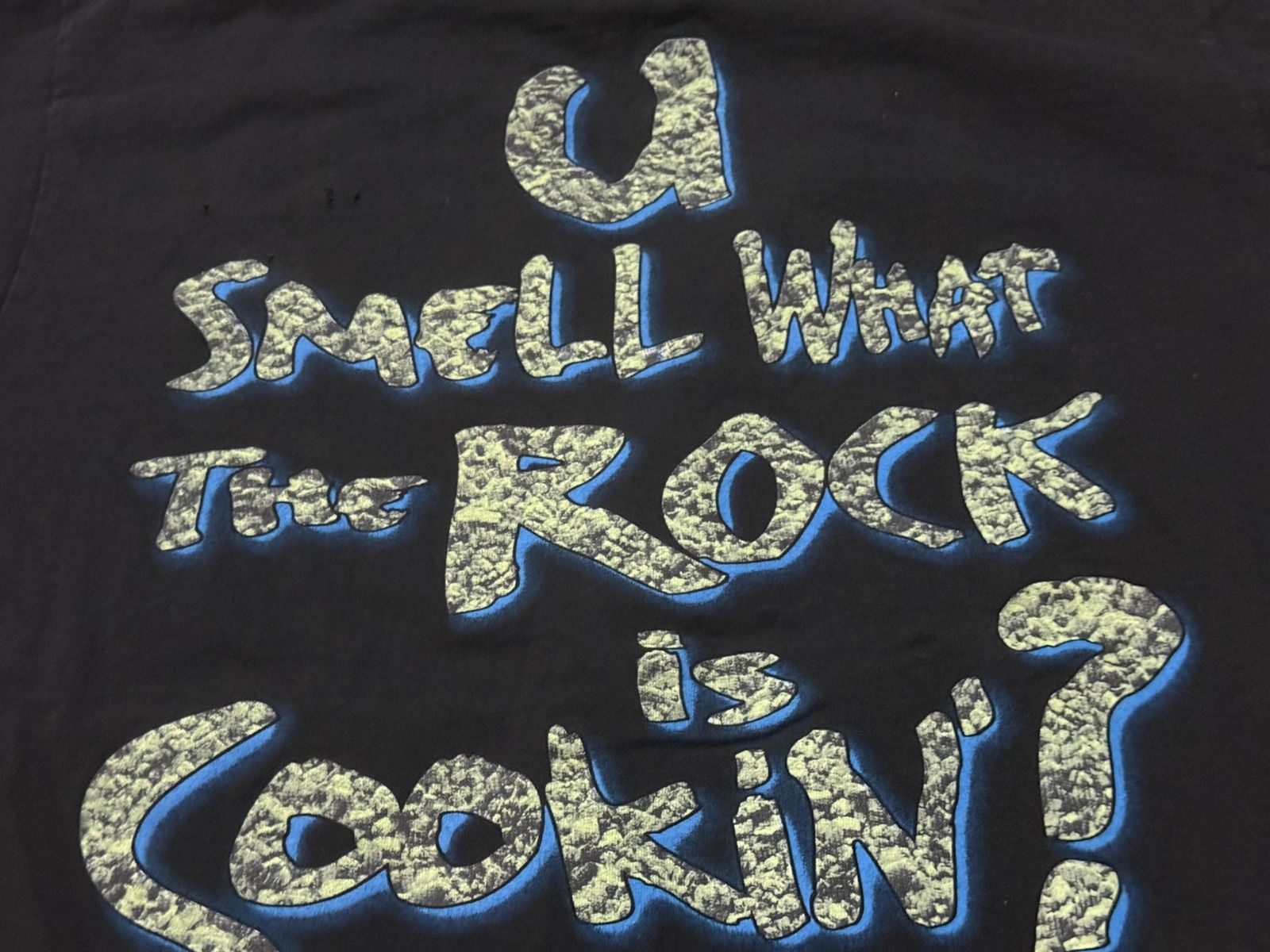 WWF Vintage 90s The Rock Brahma Bull T Shirt Size US L / EU 52-54 / 3 - 7 Thumbnail