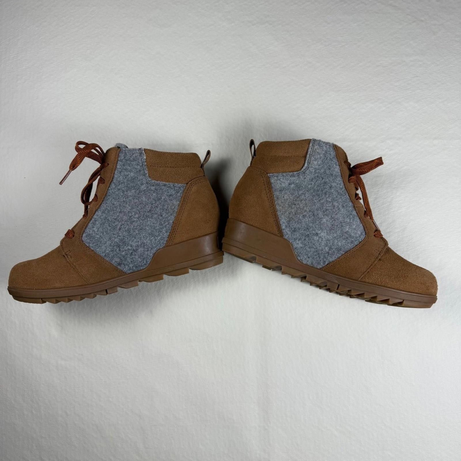 SOREL Sorel Evie Women's Waterproof Boots Suede Brown Size 8.5 Size US 8.5 / IT 38.5 - 3 Thumbnail