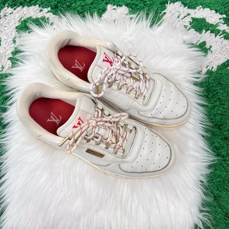 Louis Vuitton Louis Vuitton White Trainer Casual Shoes Size 6.5-2506 Size US 6.5 / EU 39-40 - 5 Thumbnail