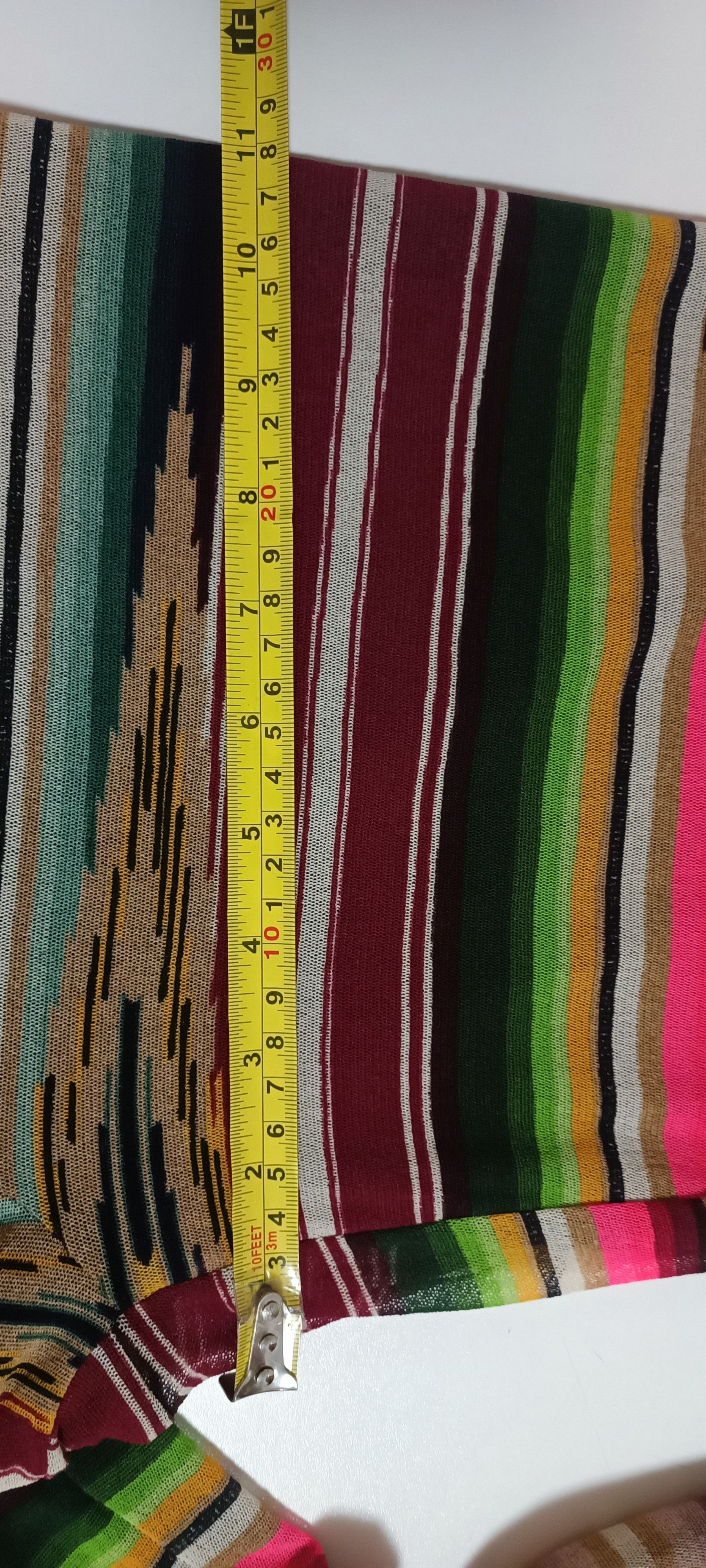 Jean Paul Gaultier SS2005 - Multicolor stripes double layer - mesh nylon Pants Size 25" / US 0 / IT 36 - 25 Thumbnail