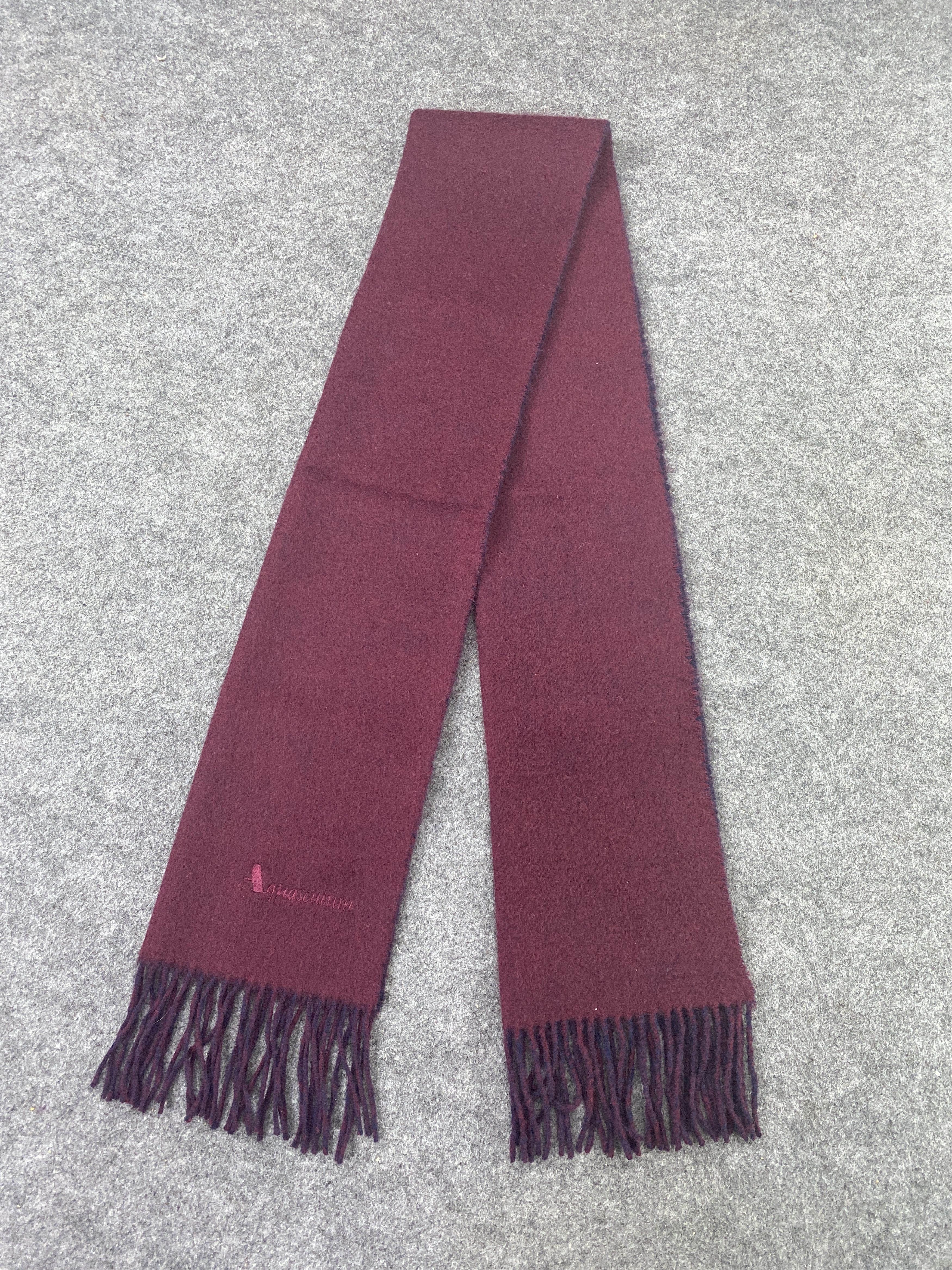 Aquascutum × Vintage Aquascutum Scarf / Muffler / Neckwear -T1059 Size ONE SIZE - 4 Thumbnail