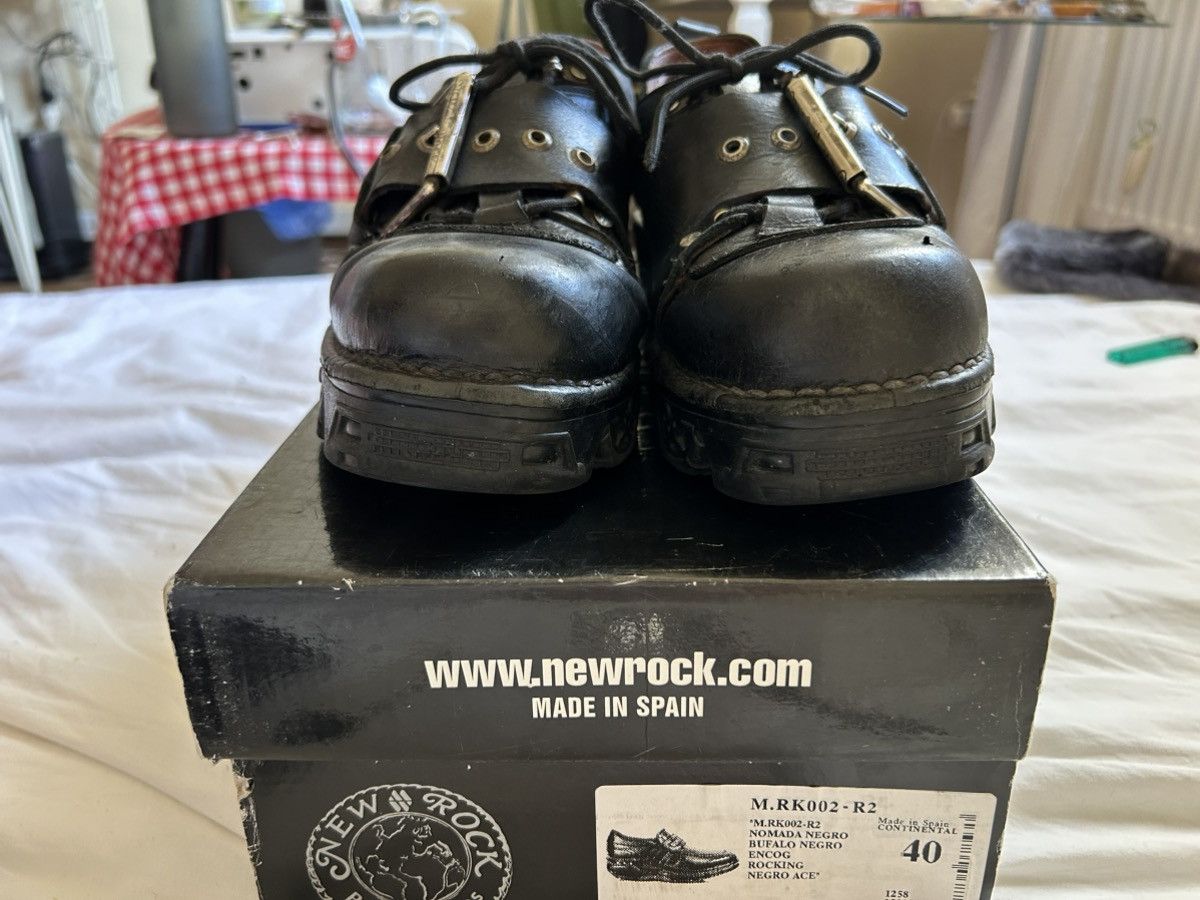 New Rock rare deadstock New Rocks with metal buckle and tire soles Size US 7 / EU 40 - 7 Thumbnail