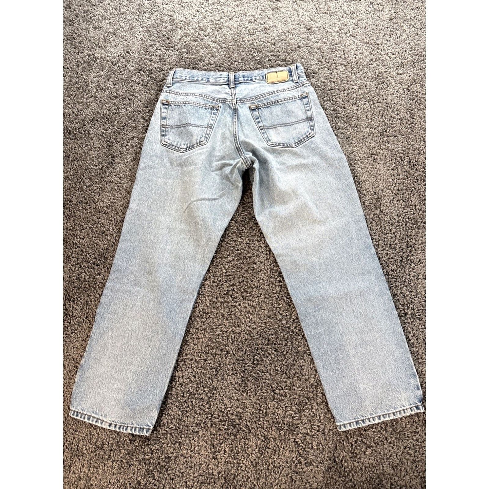 Vintage VINTAGE Urban Pipeline Jeans Baggy Men’s 33x30 Denim Light Wash Relaxed Bootcut Regular 30 In Inseam Blue Cotton Dark Wash Women? Size US 33 - 6 Thumbnail