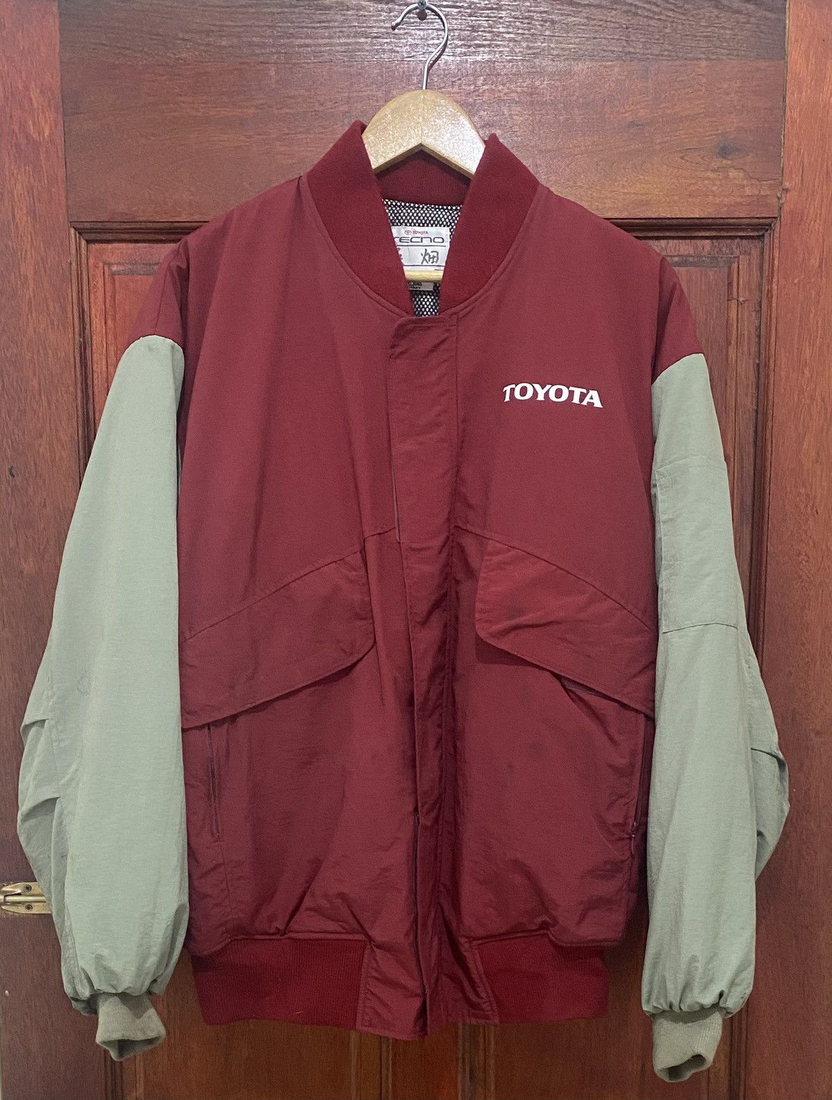 Japanese Brand × Sports Specialties × Vintage Vintage Toyota Techno Bomber Jacket Size US L / EU 52-54 / 3 - 1 Thumbnail