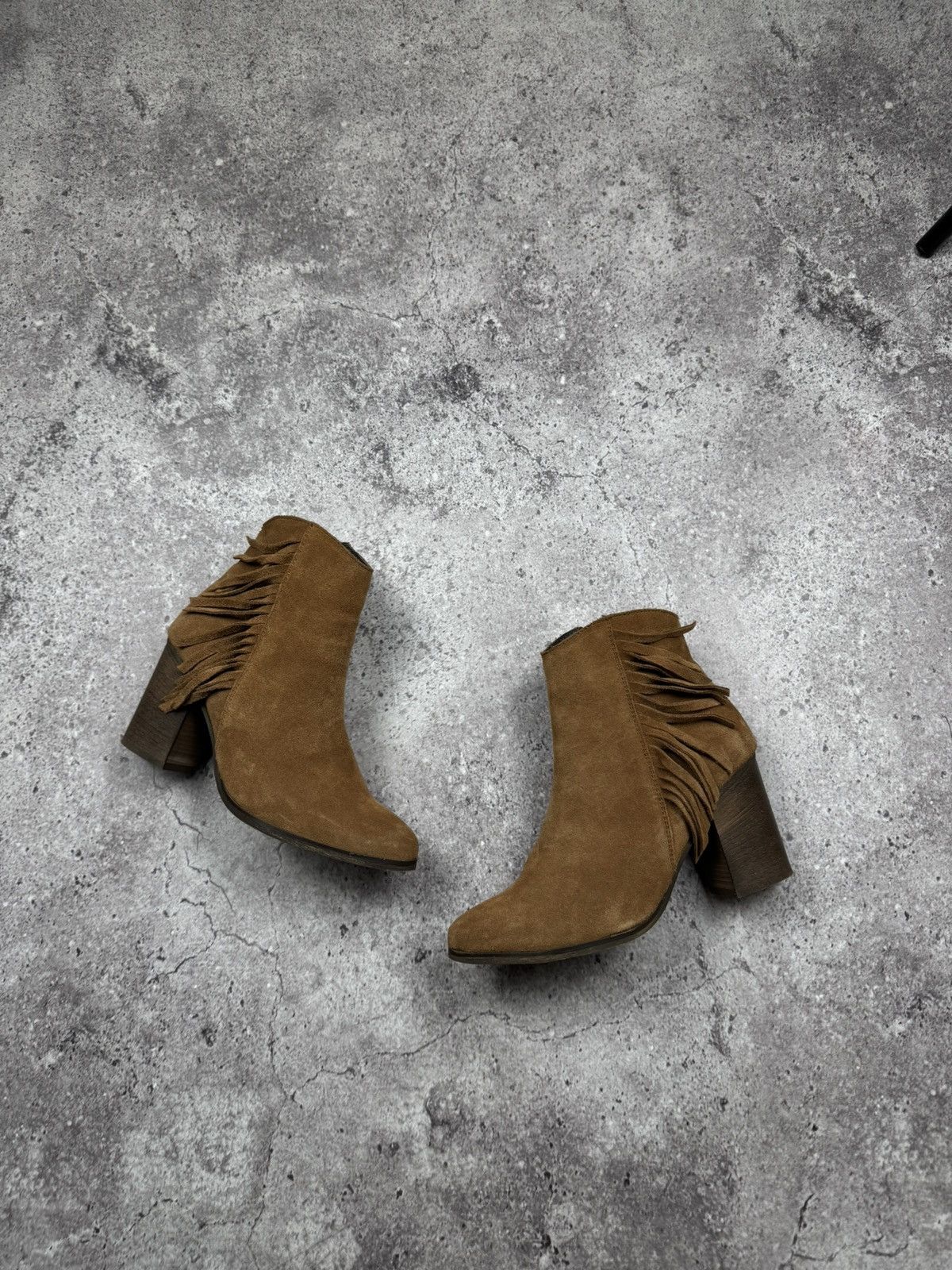 A.S.98 A.S.98 Style Western Leather/Suede Fringe CowBoy Boots Y2K Size US 7 / IT 37 - 4 Thumbnail