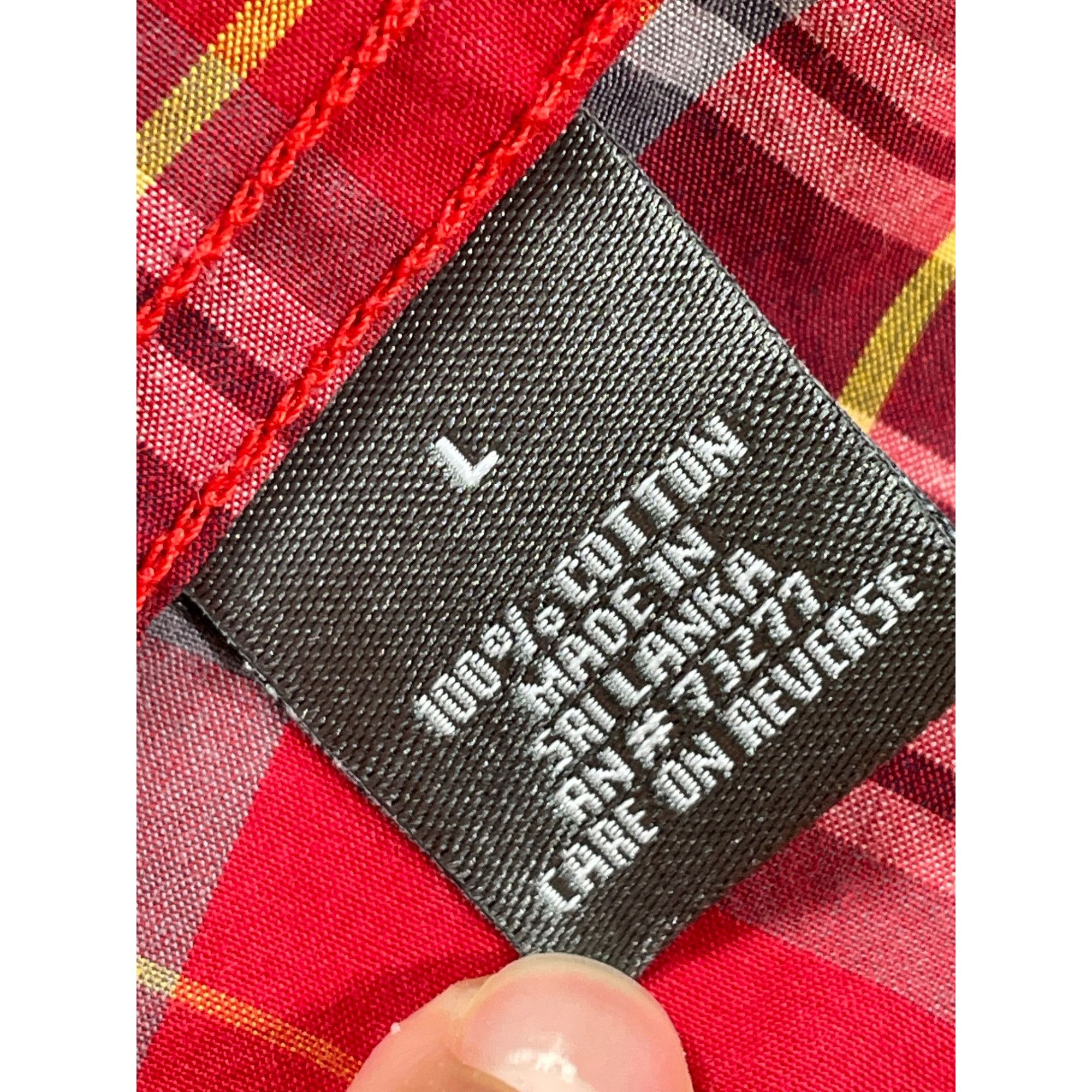 Urban Pipeline Urban pipeline SKU 7636 Red Plaid Long Sleeve Button Up Shir Size US L / EU 52-54 / 3 - 12 Thumbnail
