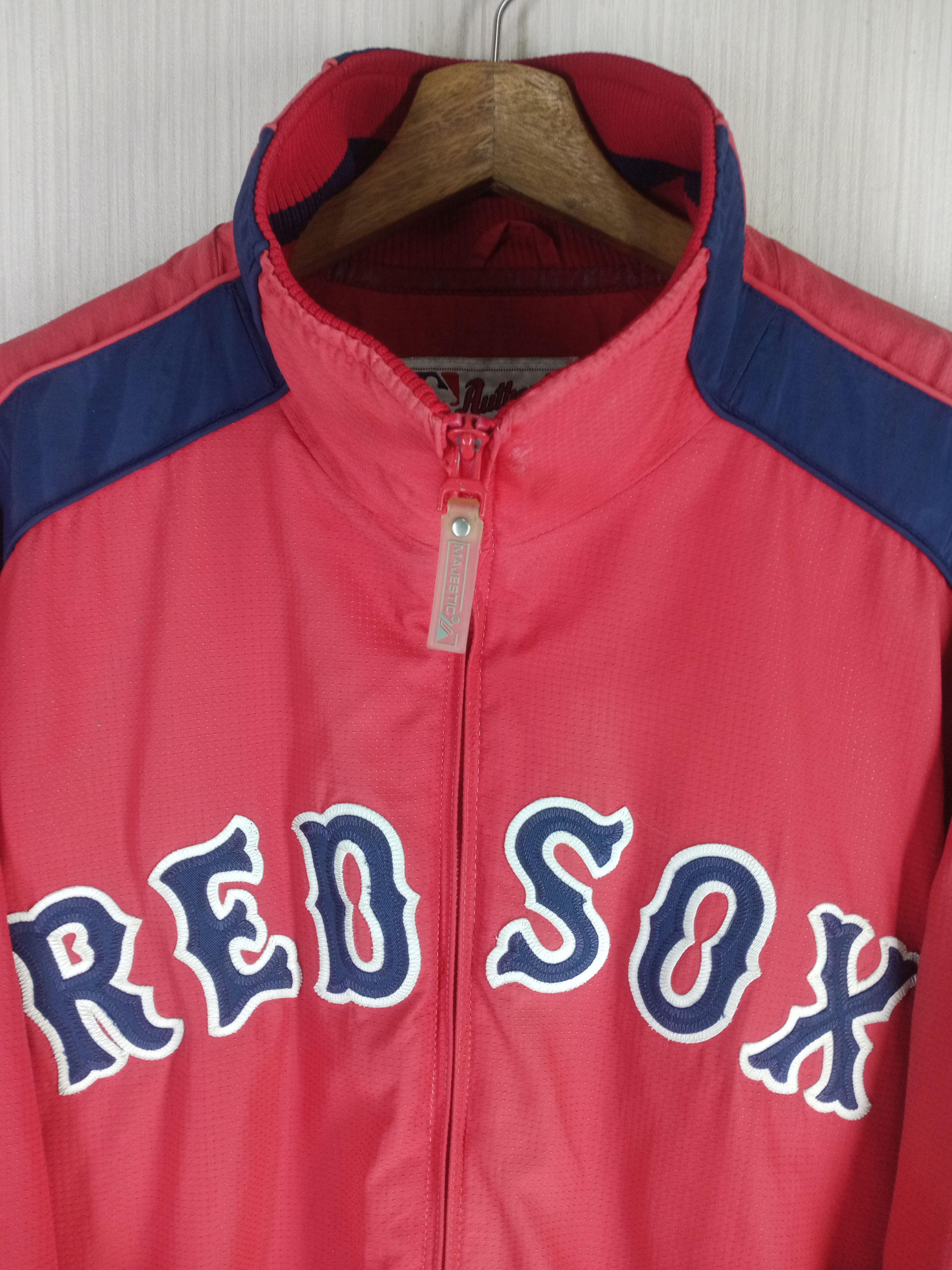 Majestic Rare Vintage Boston Red Sox MLB Bomber Jacket Size US L / EU 52-54 / 3 - 4 Thumbnail