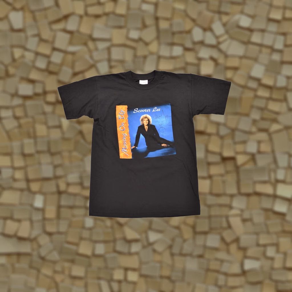 Vintage Vintage Screen Stars Scooter Lee Moving On Up 1998 Tour T-Shirt Tee Size S Black Mens Short Sleeve 100% Cotton 90s Vintage Tee Merch Shirt Size US S / EU 44-46 / 1 - 1 Thumbnail