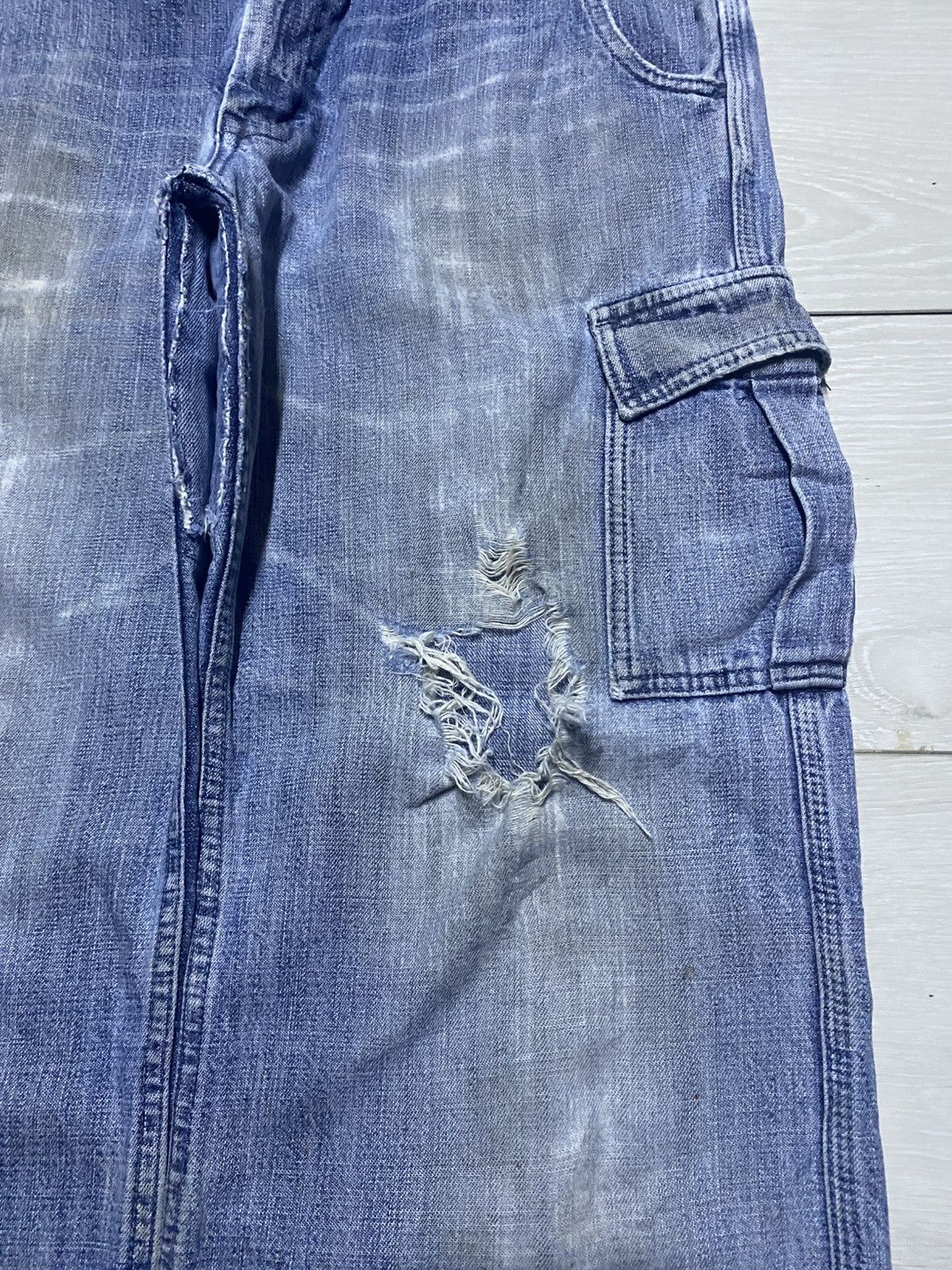 Big John Vintage Big john Workwear Cargo Baggy Pants Size US 33 - 8 Thumbnail