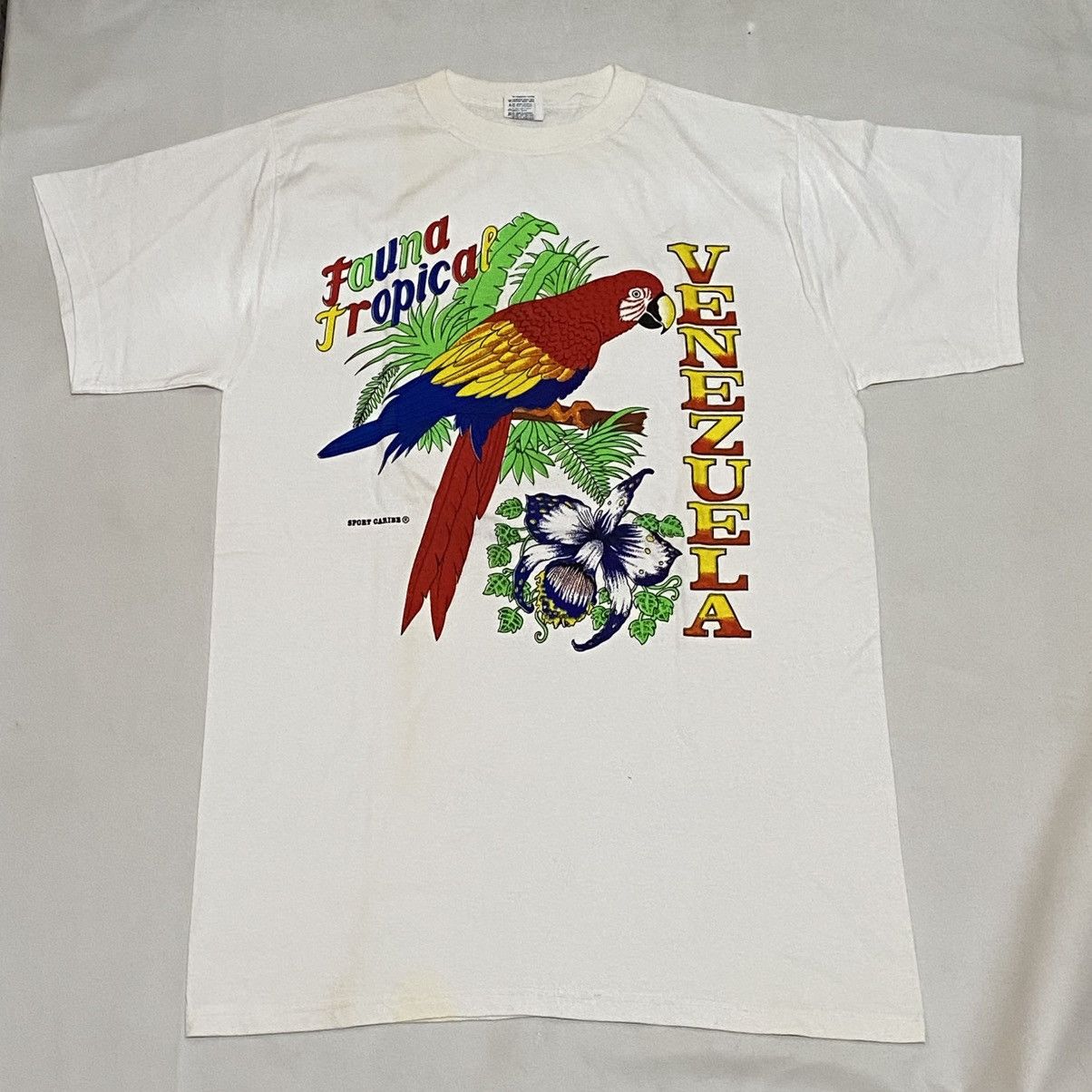 Other Vintage tshirt venezuela animal bird nature tropical sport Size US XL / EU 56 / 4 - 1 Thumbnail