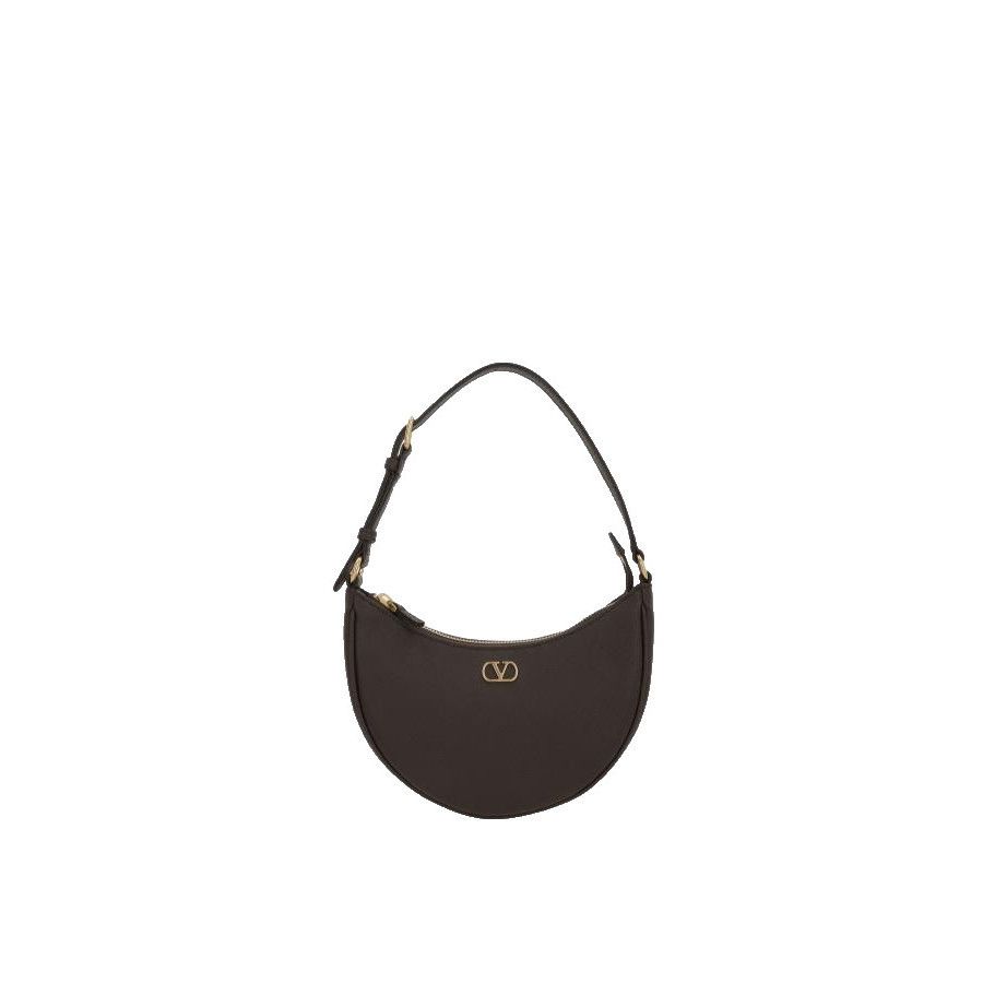 Valentino VALENTINO GARAVANI Mini Ebony Brown Hobo Bag New & Authentic Size ONE SIZE - 1 Thumbnail