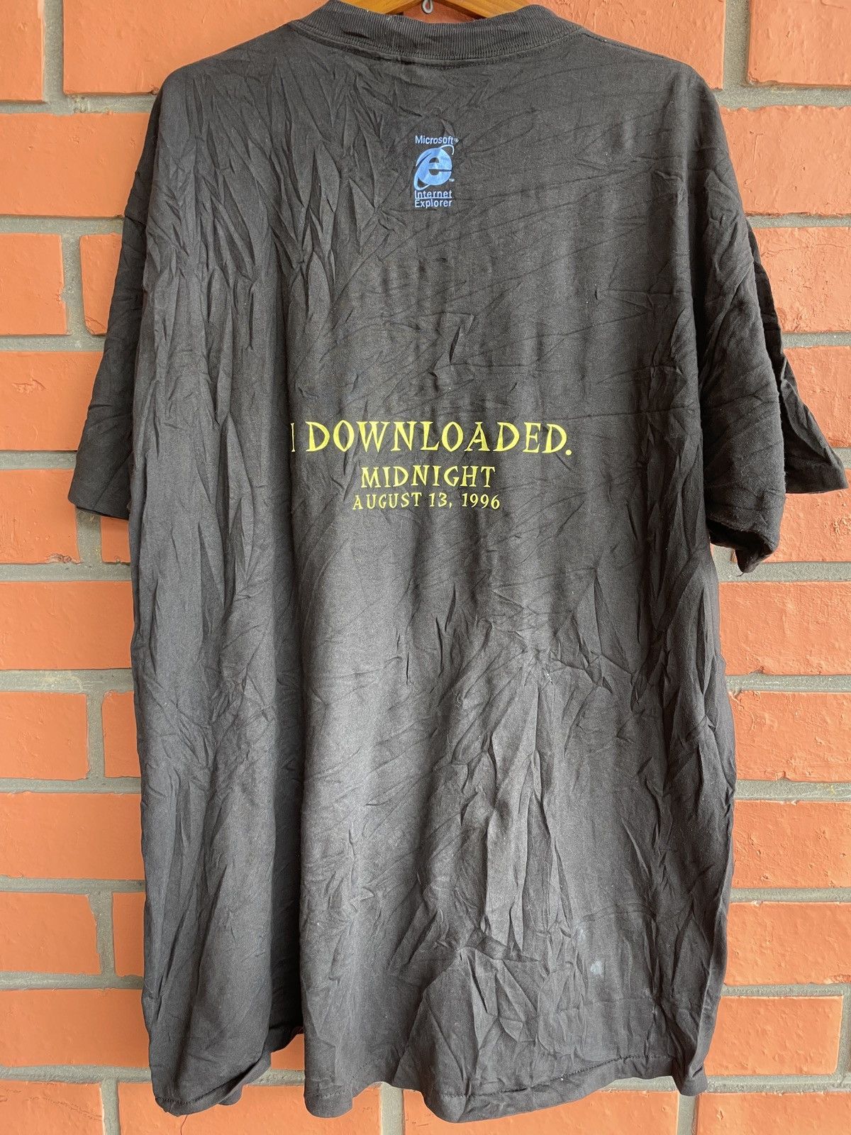 Microsoft × Vintage Vintage Microsoft Explorer Midnight Madness Download oneita Size US XL / EU 56 / 4 - 5 Thumbnail