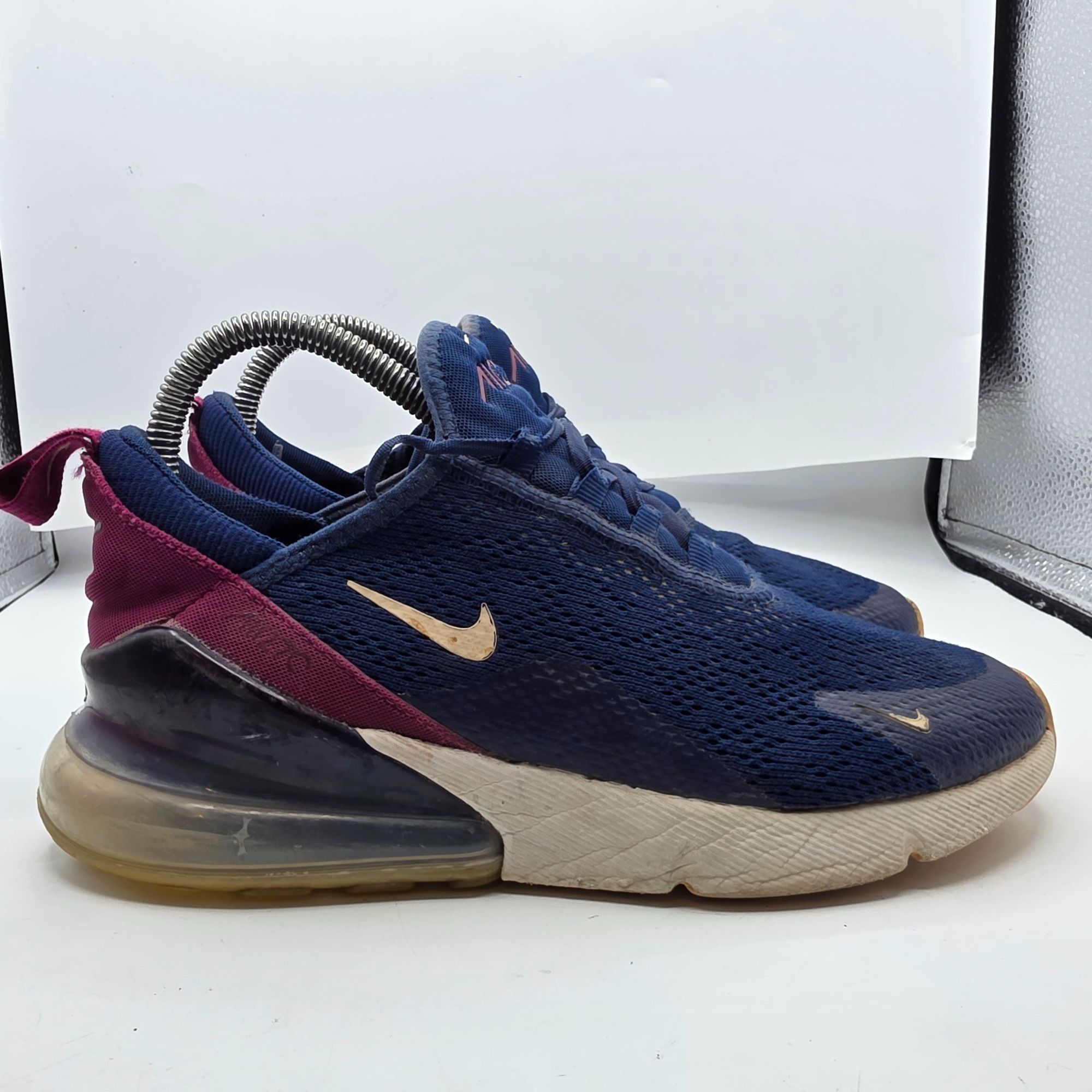 Nike Nike Air Max 270 Womens Size 7.5 Blue Void Purple Athletic S Size US 7.5 / IT 37.5 - 12 Thumbnail