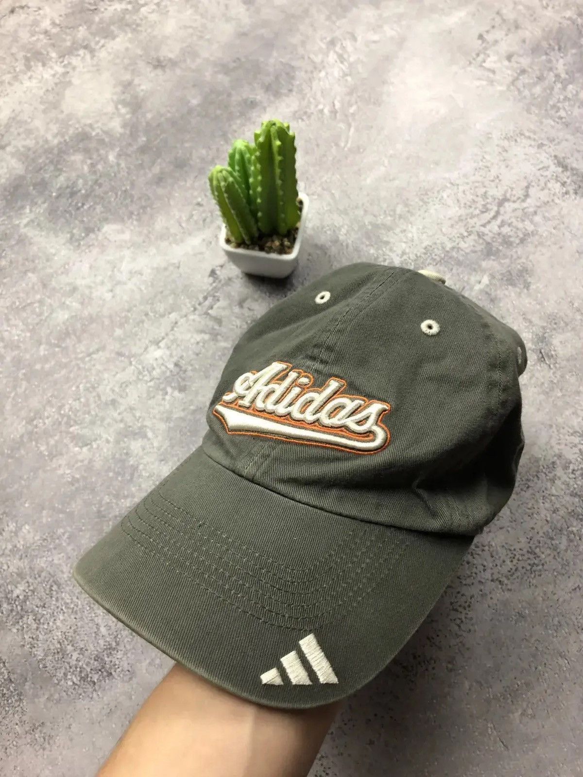 Adidas NIKE Vintage Big Logo Hat Cap Streetwear Dad Navy Green Size ONE SIZE - 1 Thumbnail
