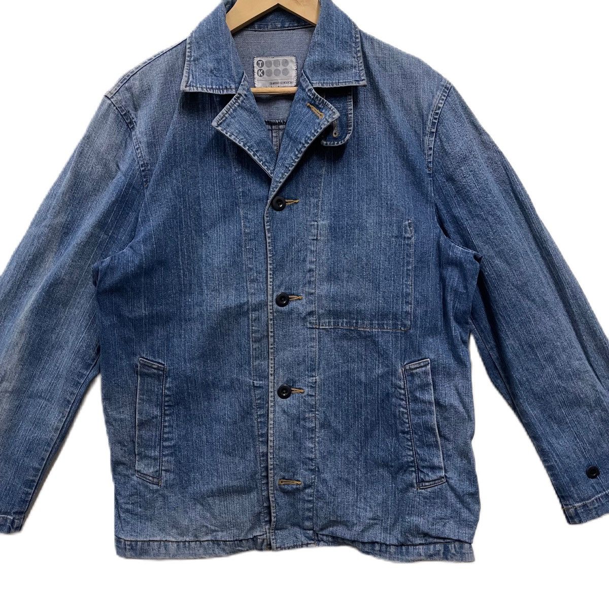 Takeo Kikuchi Takeo Kikuchi Workwear Denim Jacket Size US L / EU 52-54 / 3 - 3 Thumbnail