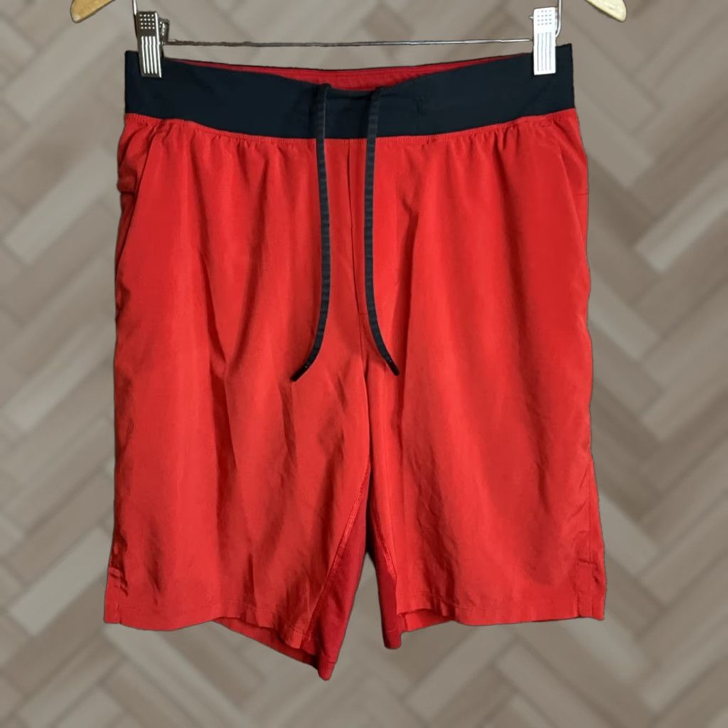 Lululemon Lululemon Mens Red Shorts S Athletic Quick-Dry Breathable Elastic Waist Workout Activewear Run Gym & Training Casual Shorts Size US 29 - 1 Thumbnail