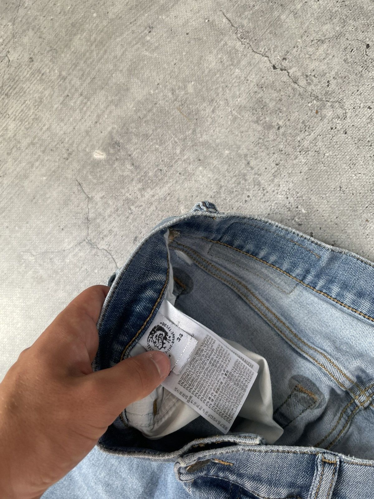 Other Vintage Diesel Jeans Washed Wide Japanese Y2K Avant Garde Size US 34 / EU 50 - 11 Thumbnail
