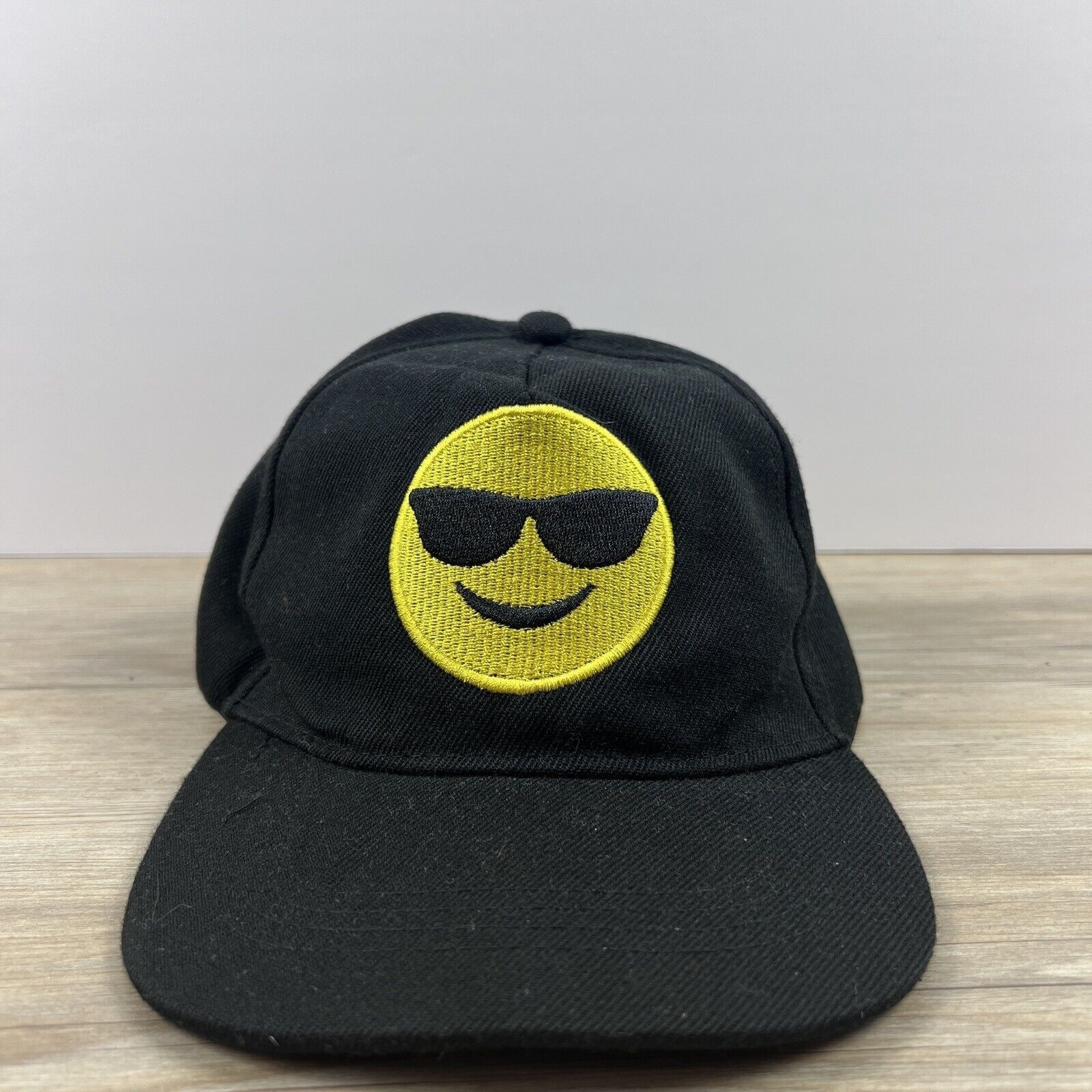 Other Smiley Face Hat Smile Snapback Hat Black Adjustable Hat Adul Size ONE SIZE - 2 Thumbnail