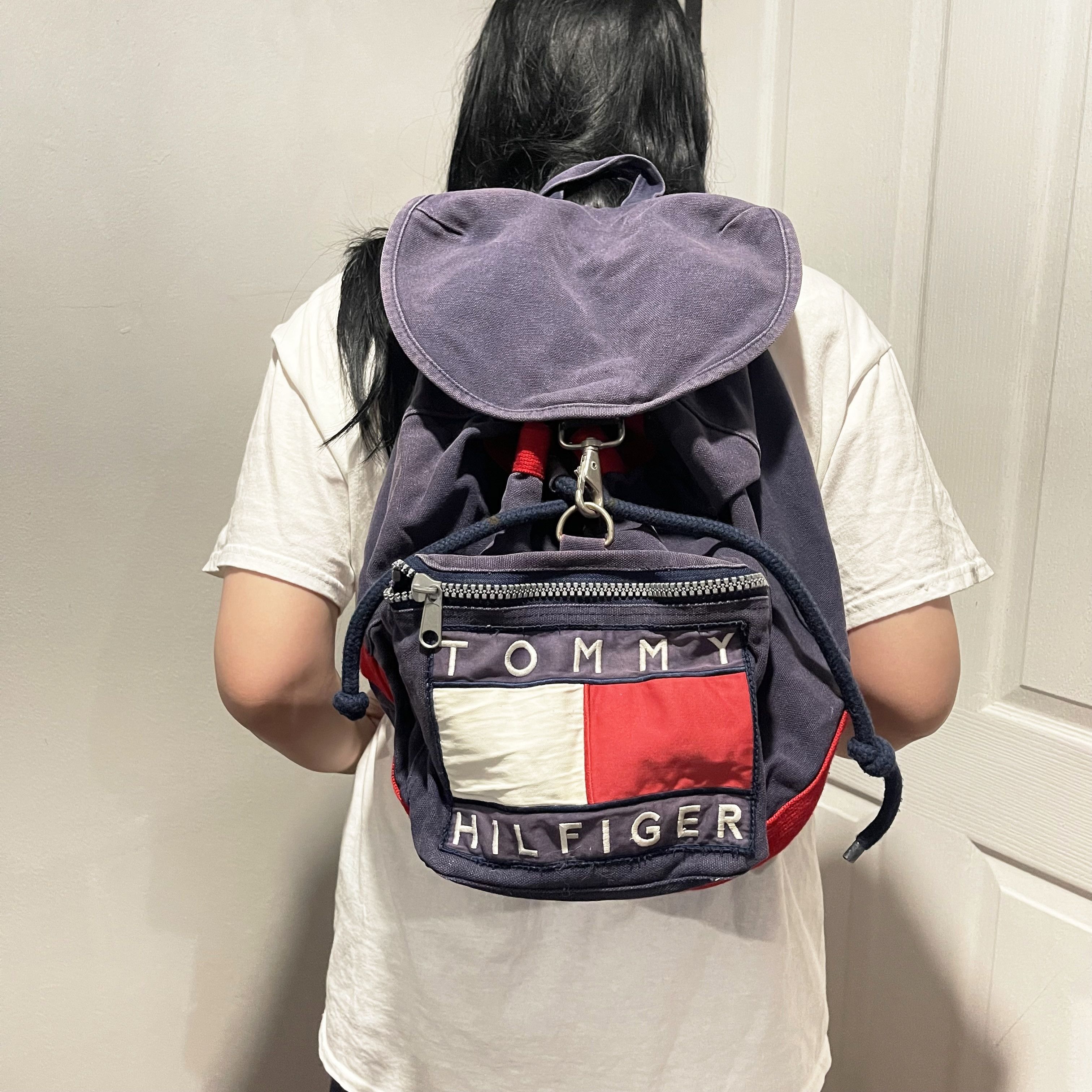 Tommy Hilfiger Vintage 90s Tommy Hilfiger Backpack Size ONE SIZE - 1 Thumbnail