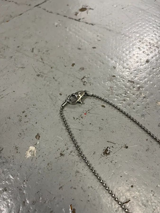 Dolce & Gabbana 2000s Dolce & Gabbana Pave Logo Necklace Size ONE SIZE - 4 Thumbnail