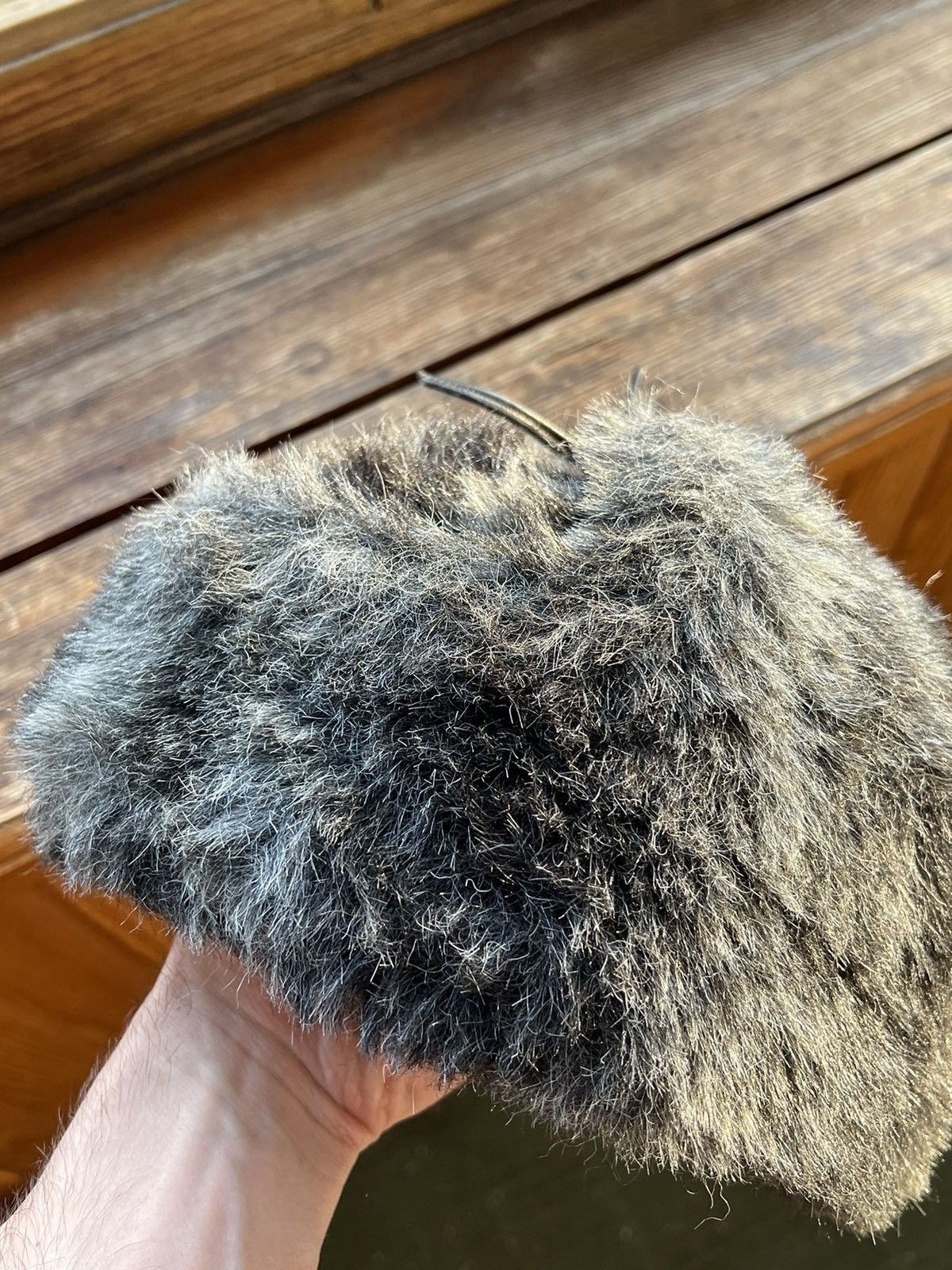 Hat Club Y2K Faux Fur Ushanka Vintage Fuzzy Trapper Hat Huge Size ONE SIZE - 9 Thumbnail