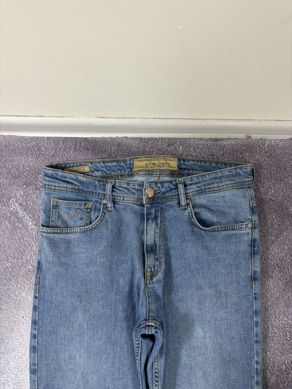 Jacob Cohen Jacob Cohen Limited Edition Men’s Italian Blue Denim Jeans Size US 32 / EU 48 - 10 Thumbnail