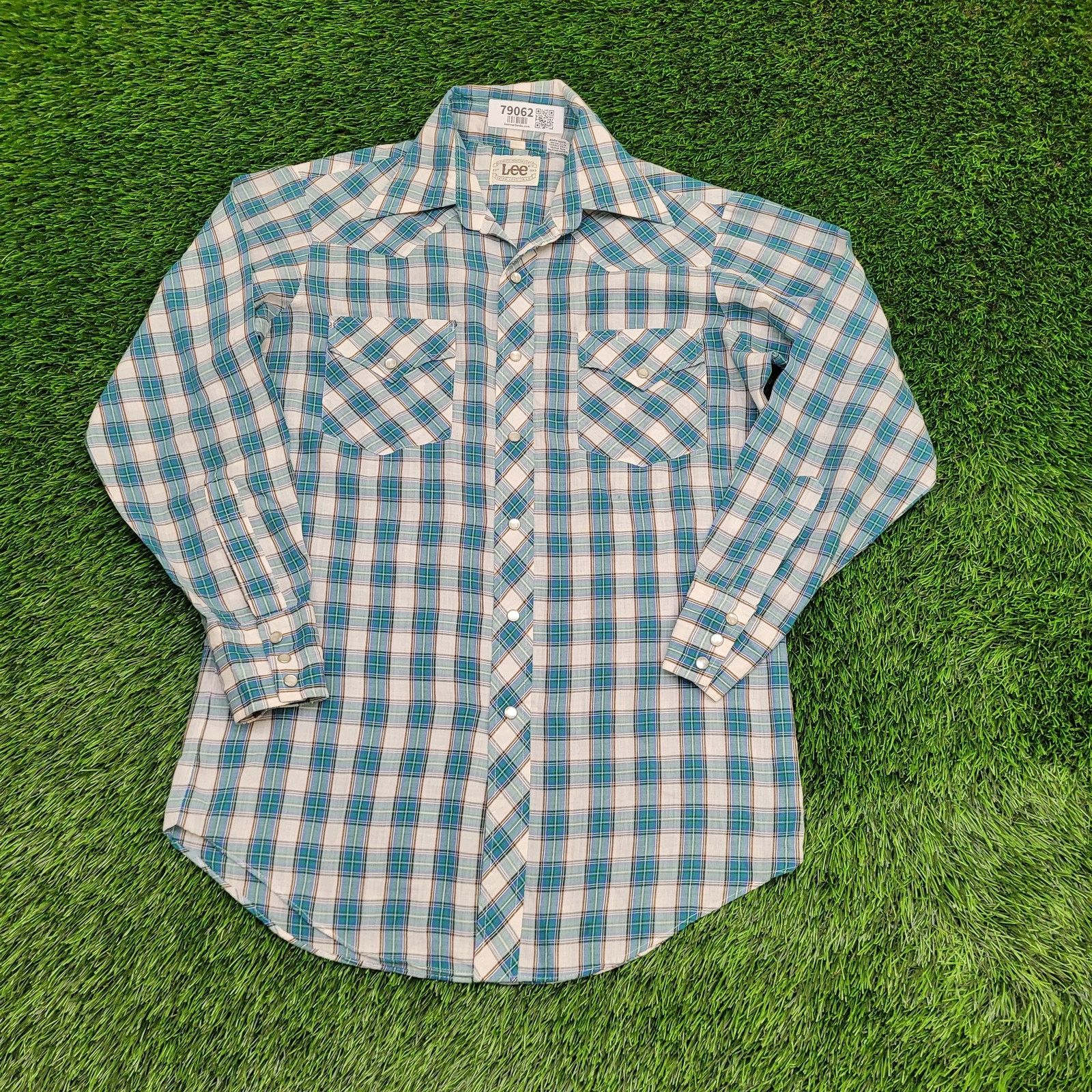 Lee Vintage 80s LEE Western Cowboy Shirt Medium 15 20x31 Hippie | Grailed