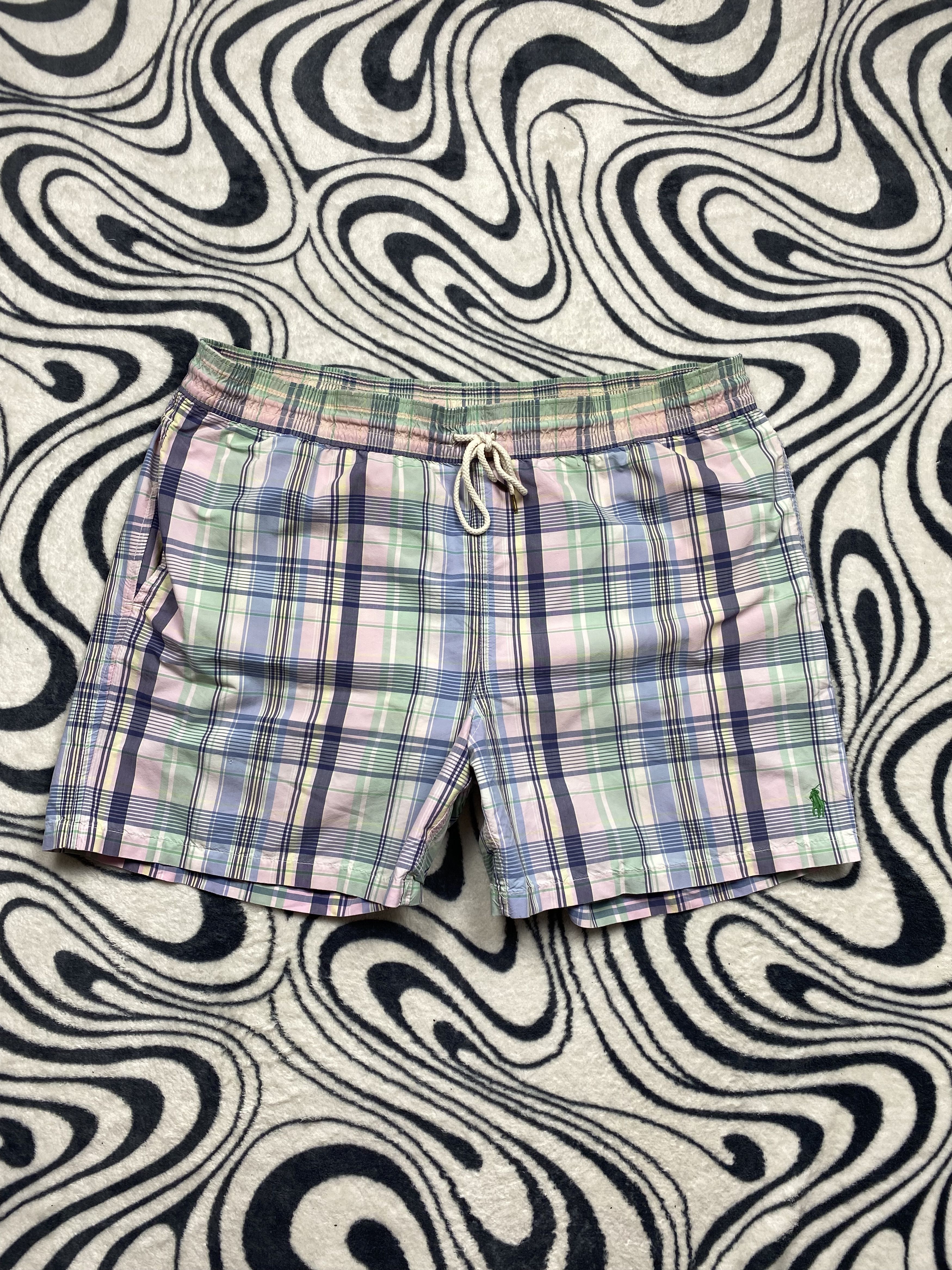 Polo Ralph Lauren × Ralph Lauren × Vintage Polo Ralph Lauren Vintage Mens Nylon Shorts Y2K Size US 36 / EU 52 - 1 Thumbnail