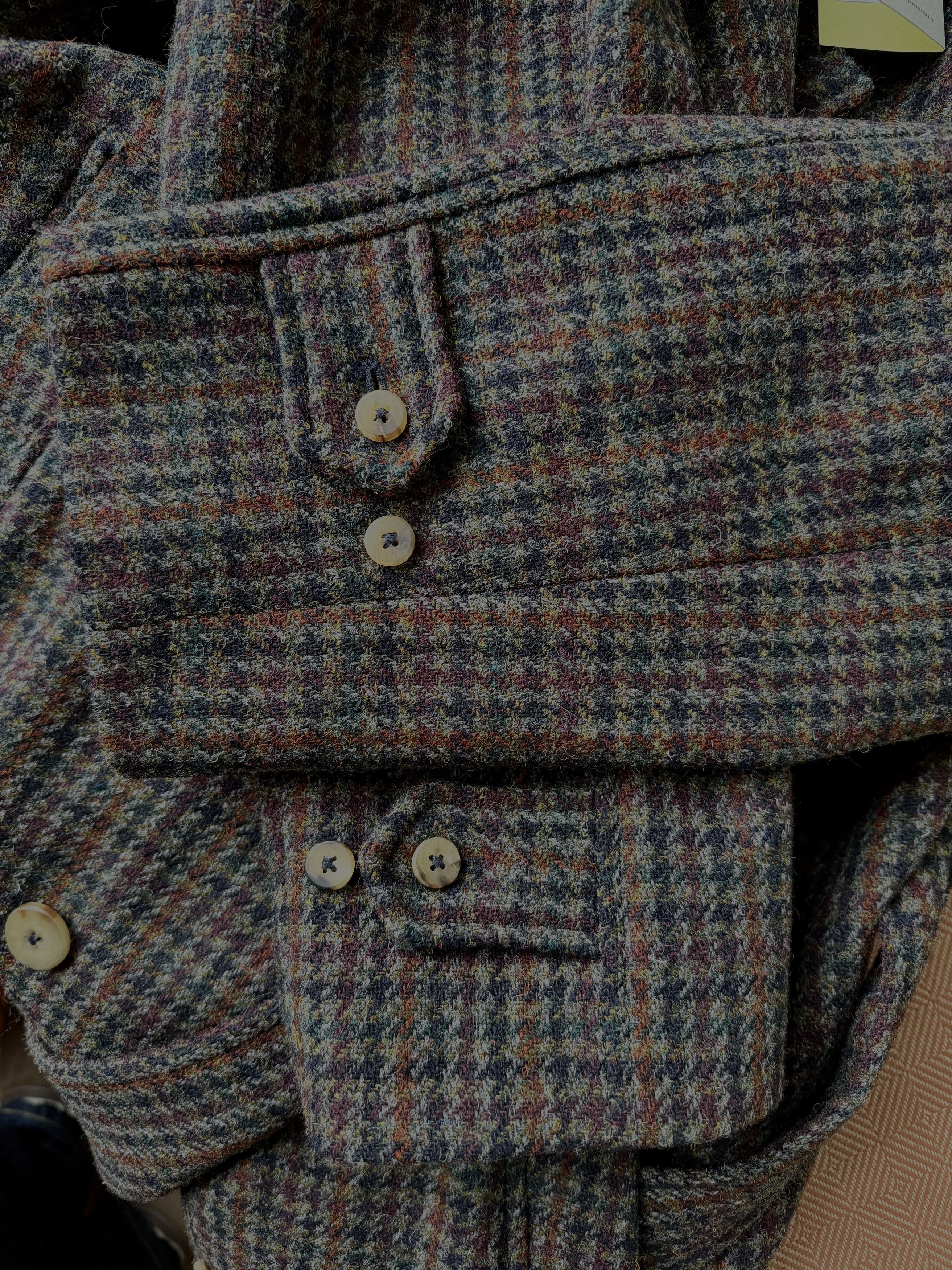 De Bonne Facture Granddad coat in Harris tweed Size US M / EU 48-50 / 2 - 8 Thumbnail