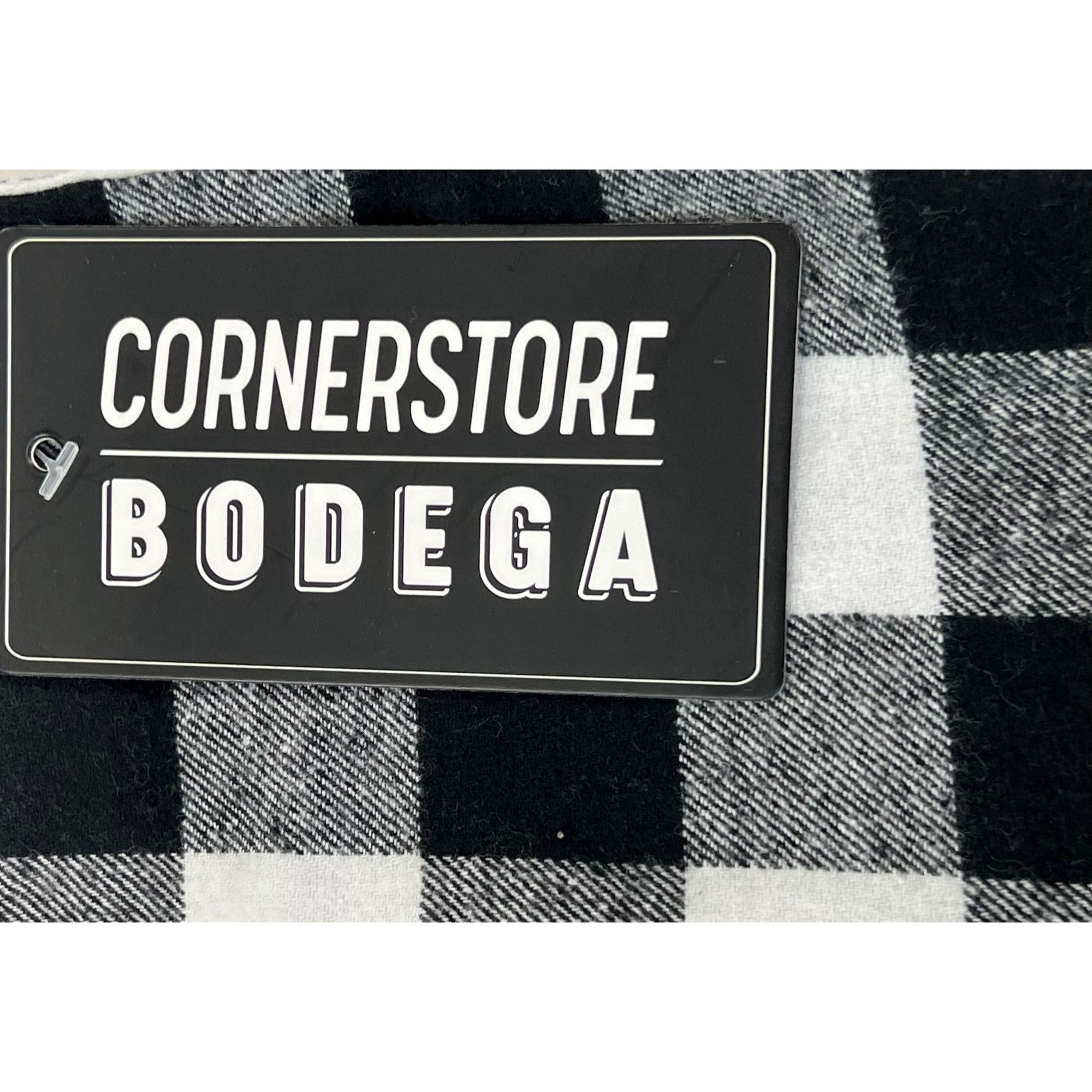 Other Corner Store Bodega - Men Long Sleeve Plaid Shirt - Black/Wh Size US S / EU 44-46 / 1 - 12 Thumbnail