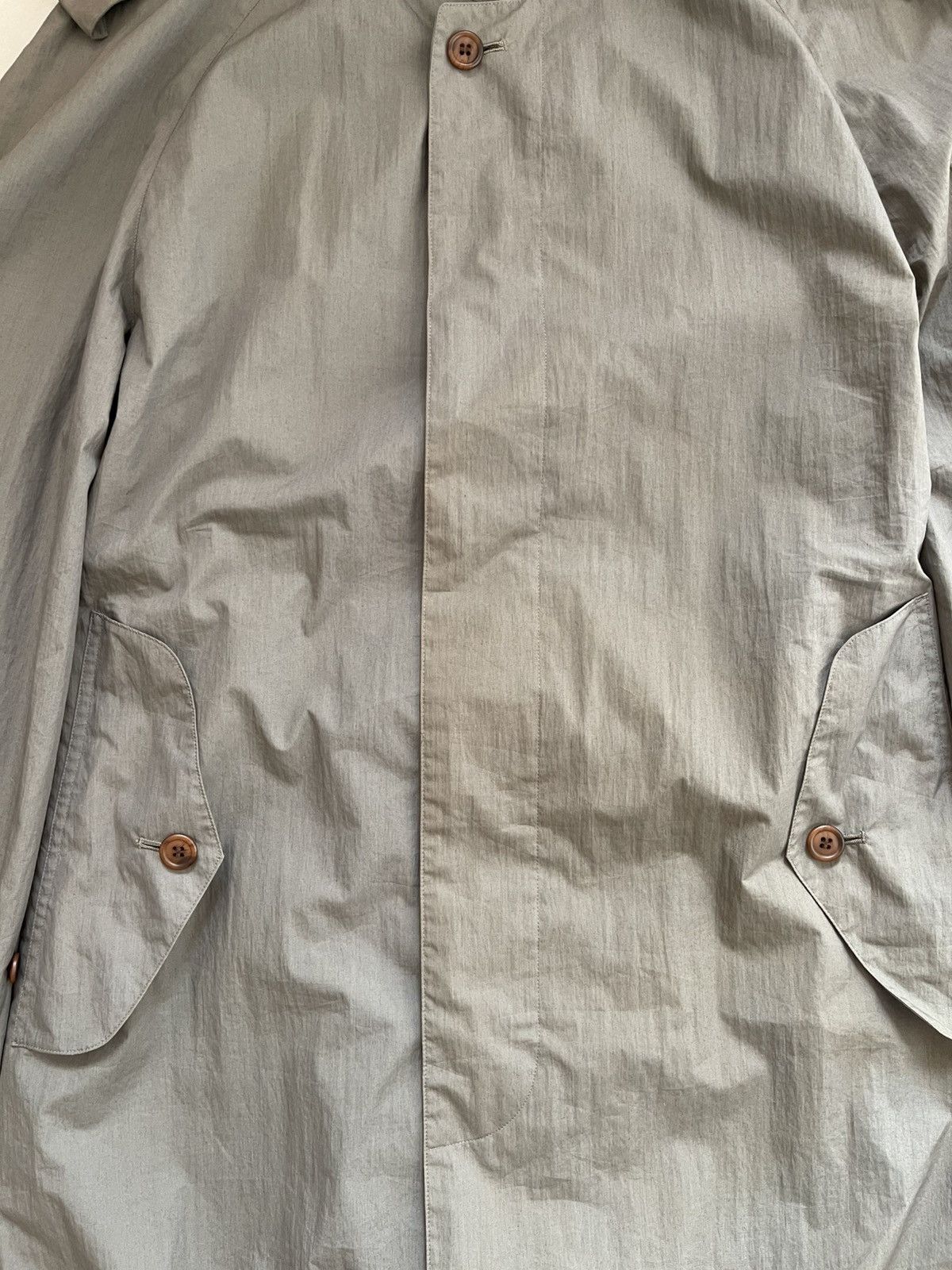 Burberry Vintage Burberry Nylon Long Coat b2 Size US L / EU 52-54 / 3 - 15 Thumbnail