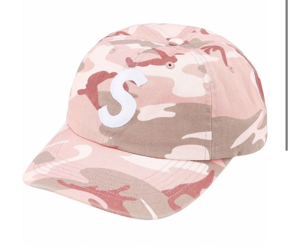Supreme Supreme S Logo Pink Camo Hat Size ONE SIZE - 1 Thumbnail