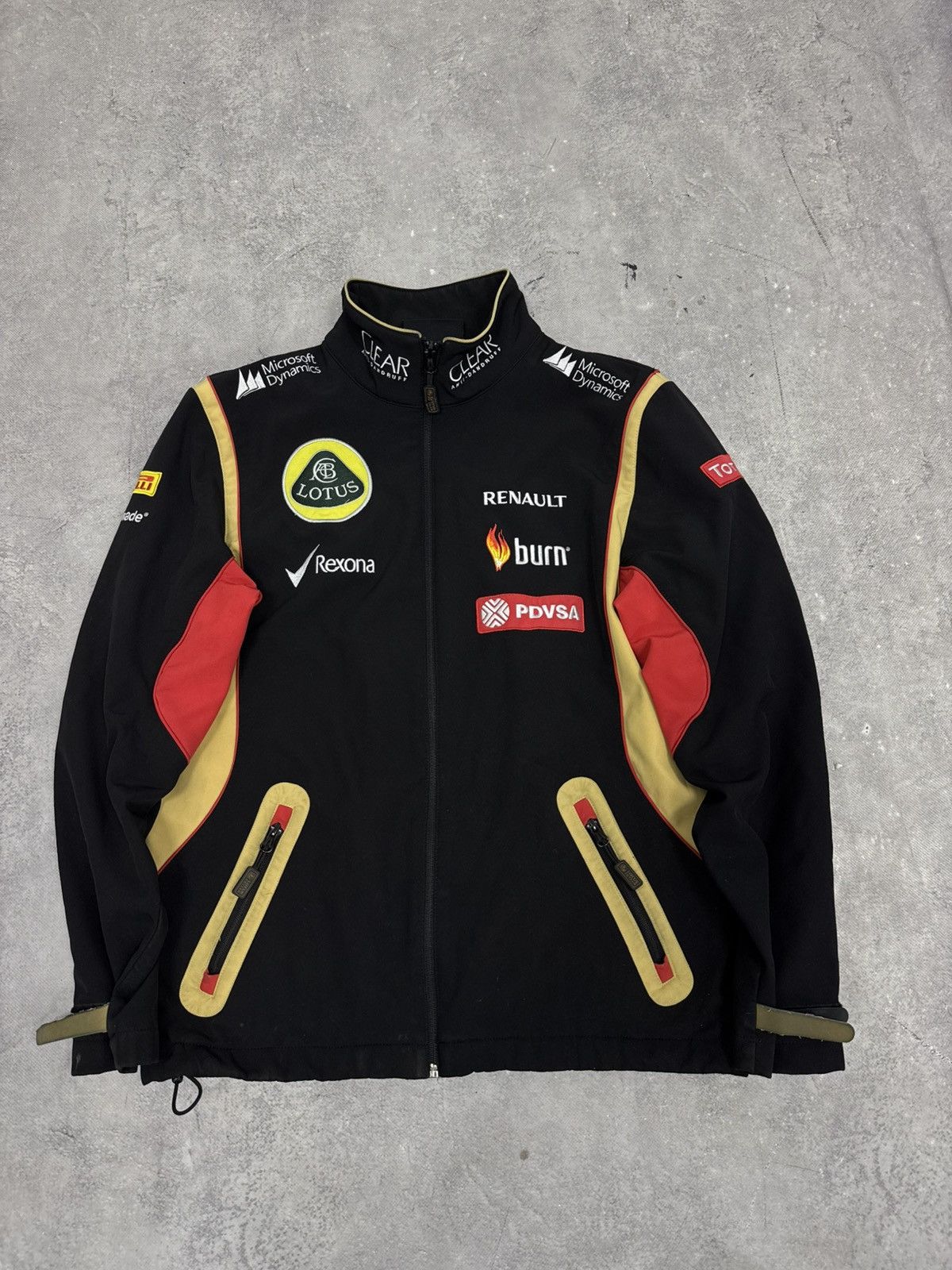 Fox Racing Lotus F1 Team Softshell Jacket Sponsor | Grailed