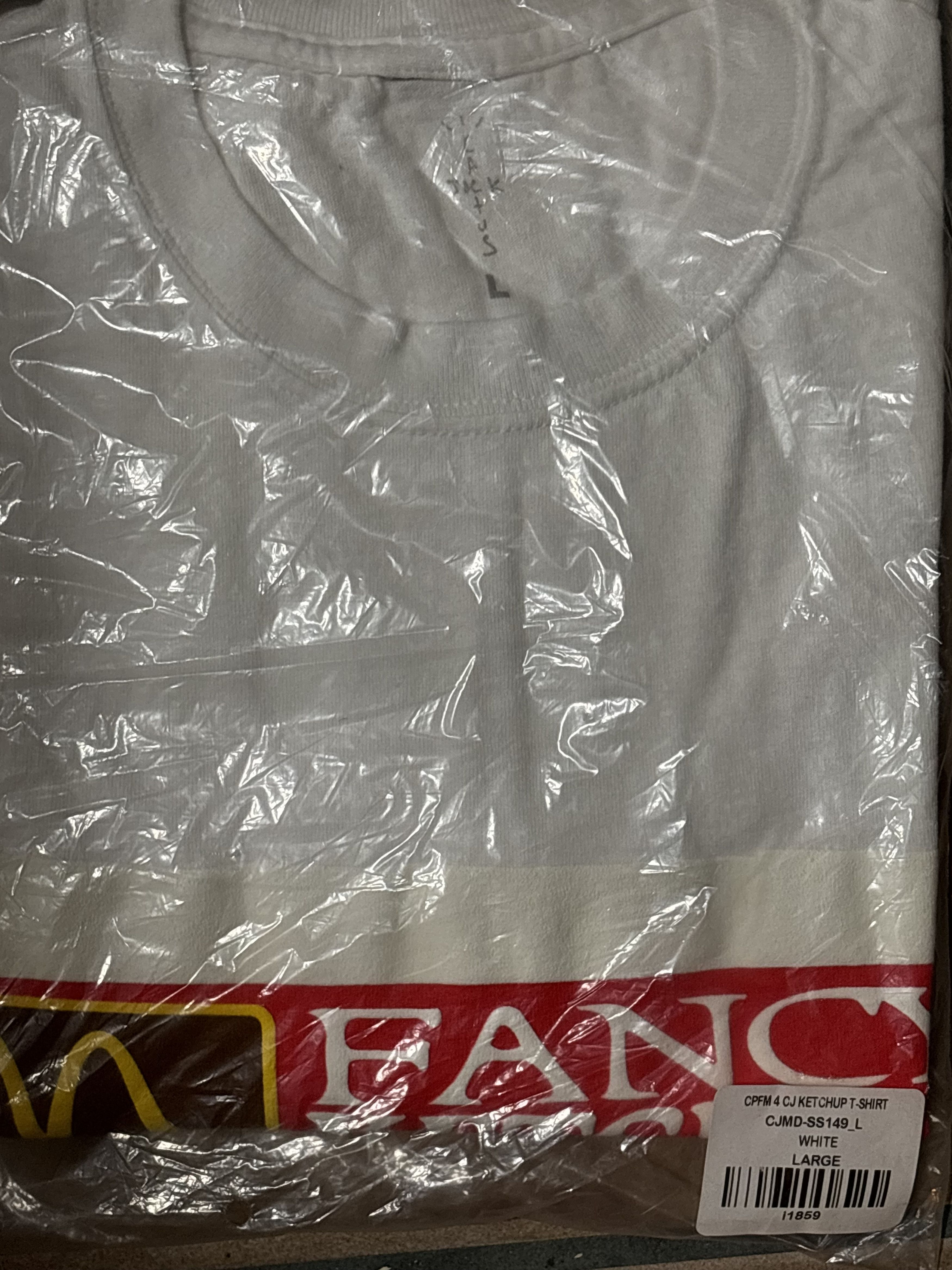 Cactus Plant Flea Market × Travis Scott McDonald's x Cactus Jack x CPFM 4 CJ KETCHUP T-SHIRT L Size US L / EU 52-54 / 3 - 4 Thumbnail