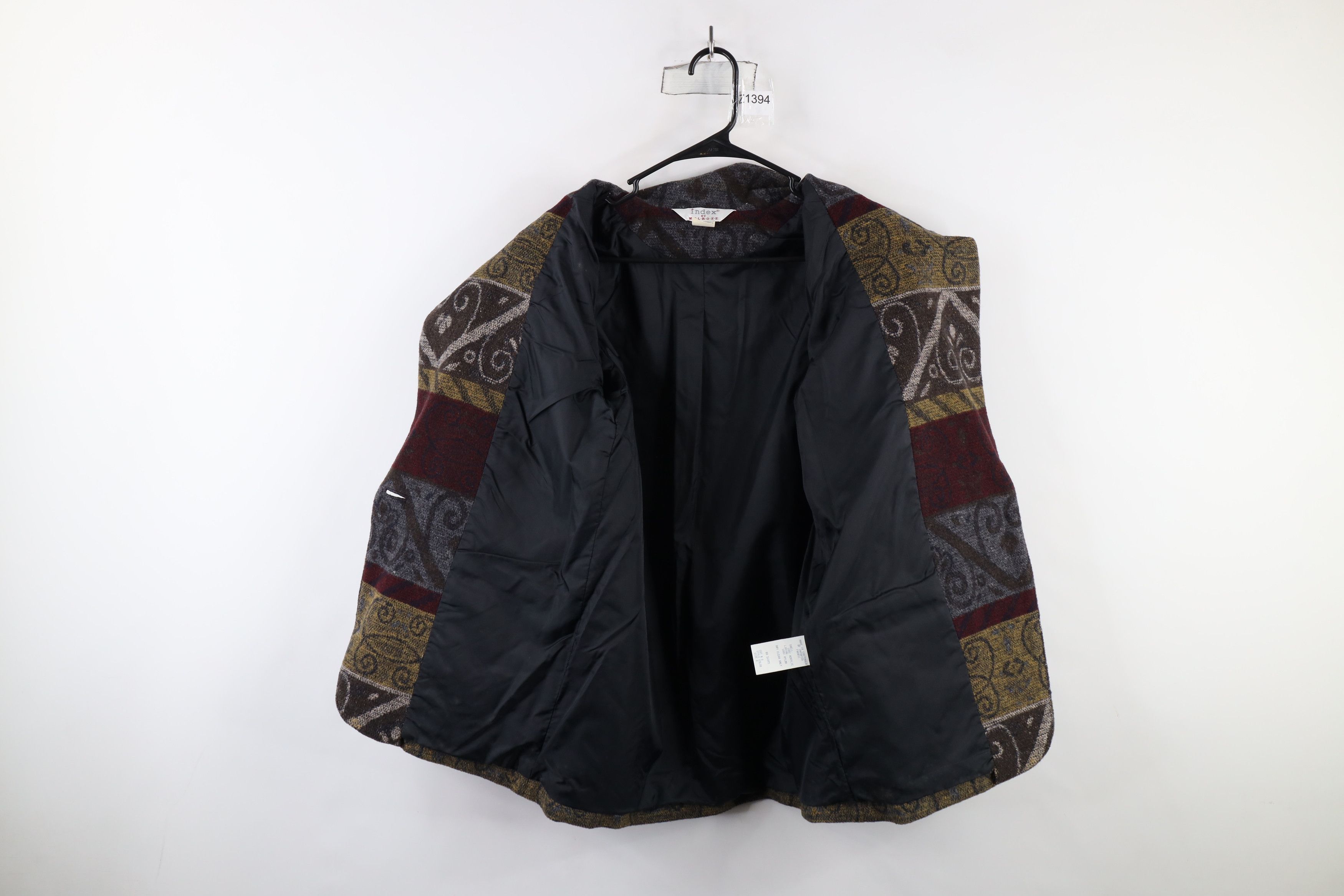 Vintage Vintage 90s Streetwear Tapestry Geometric Blazer Jacket Coat Size M / US 6-8 / IT 42-44 - 10 Thumbnail