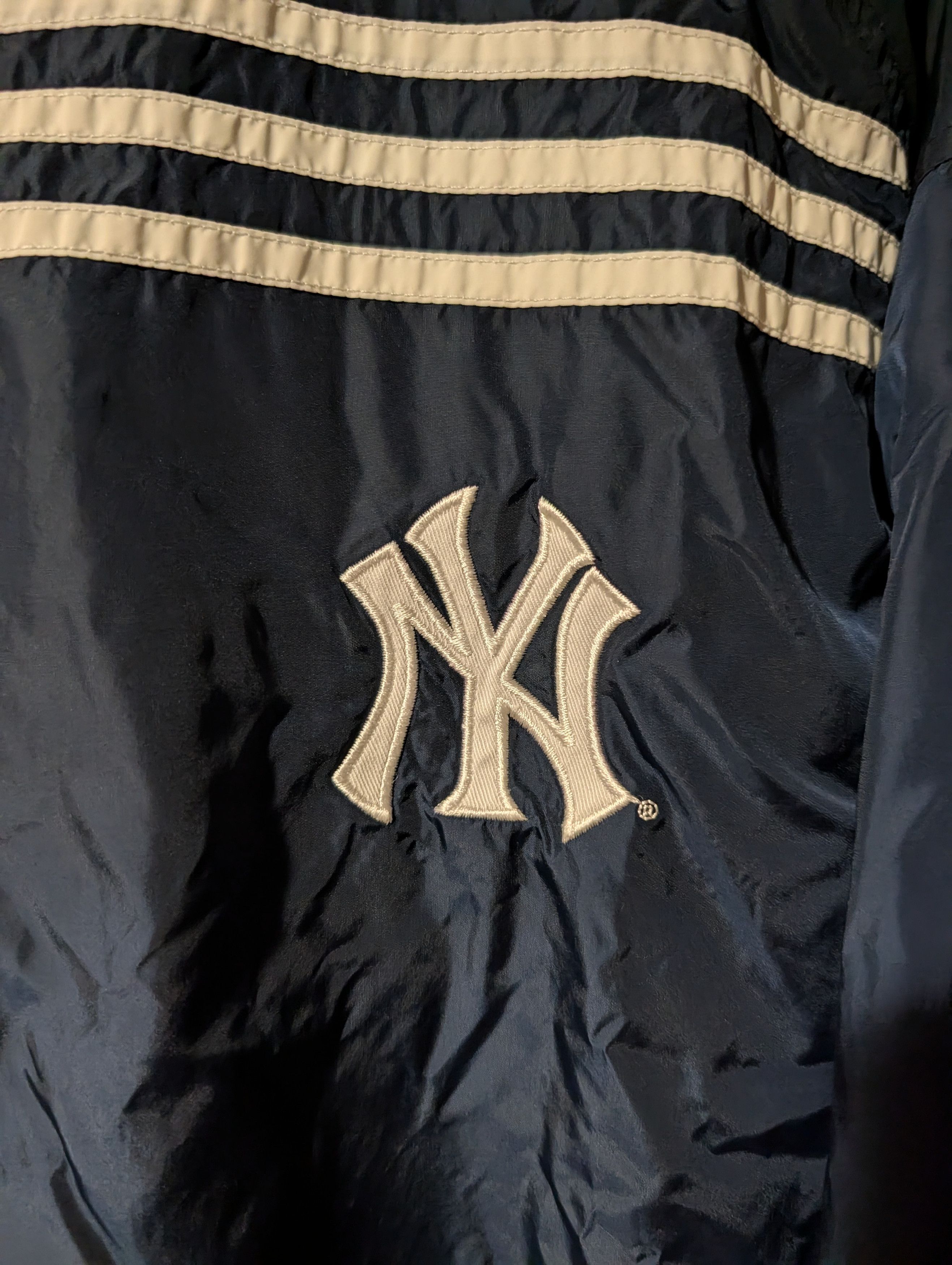 New York Yankees ADIDAS New York Yankees Jacket MLB Windbreaker Vtg Size US XL / EU 56 / 4 - 2 Thumbnail