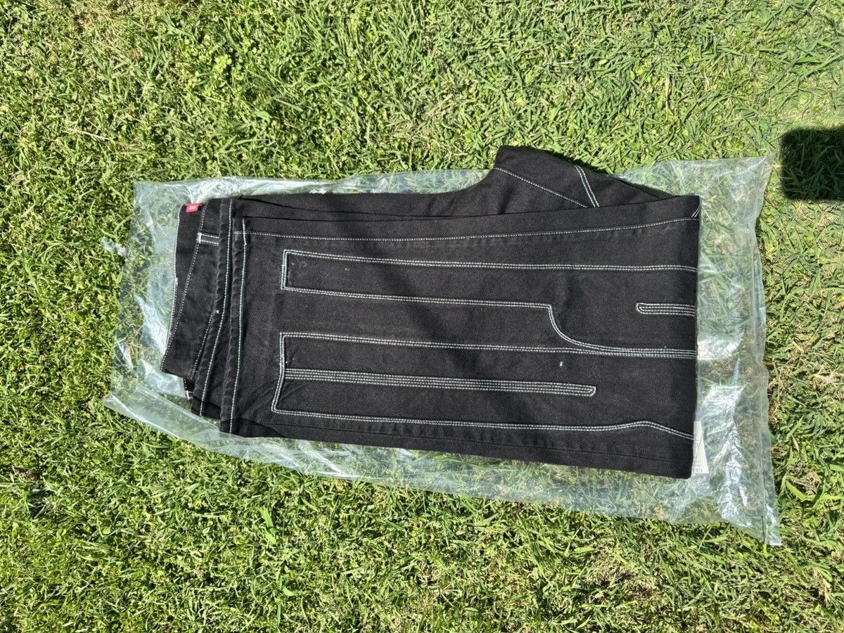 Supreme Inset Spell out Baggy Jean