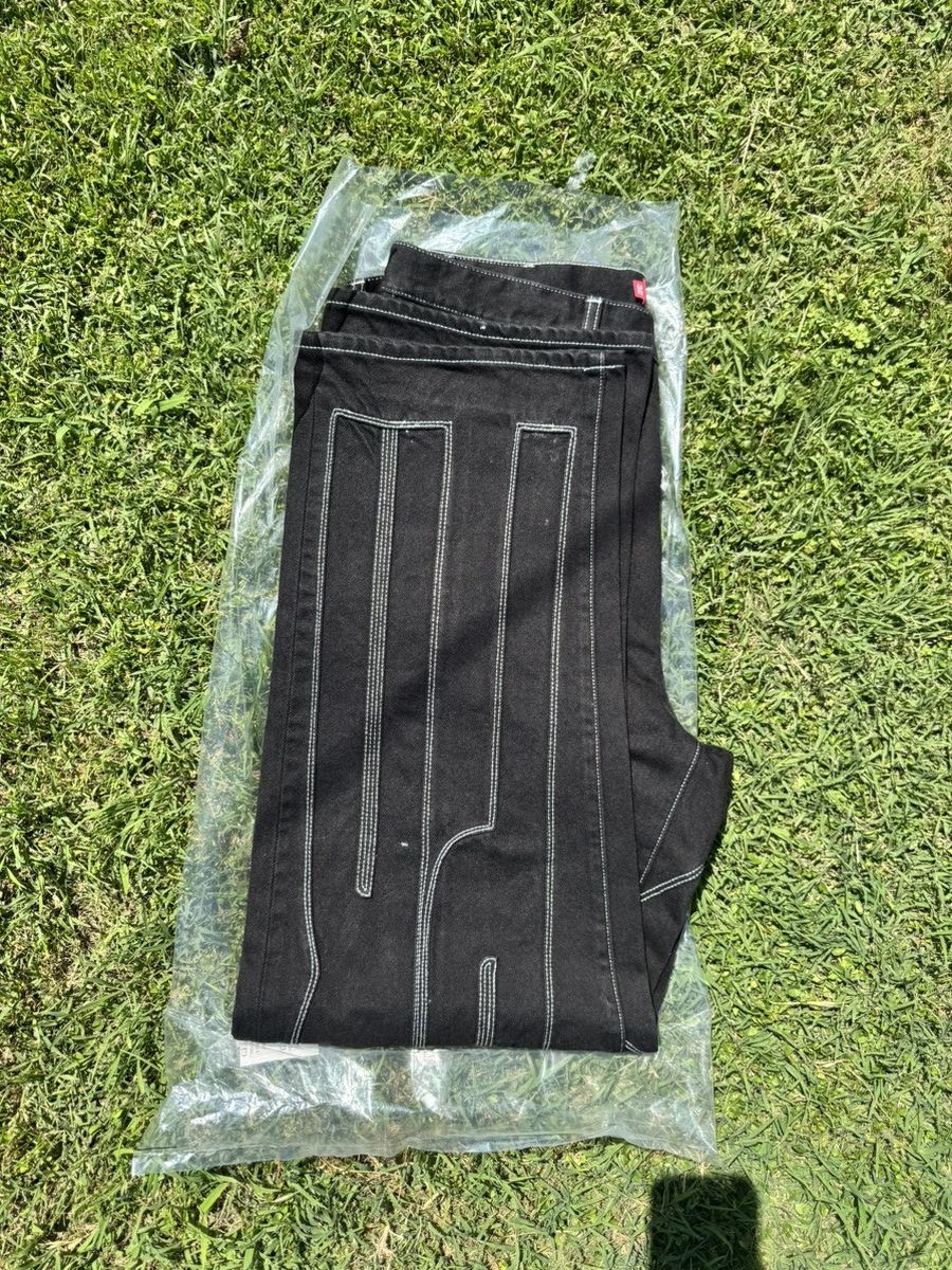 Supreme Supreme Inset Spell out Baggy Jean Size US 32 / EU 48 - 4 Thumbnail